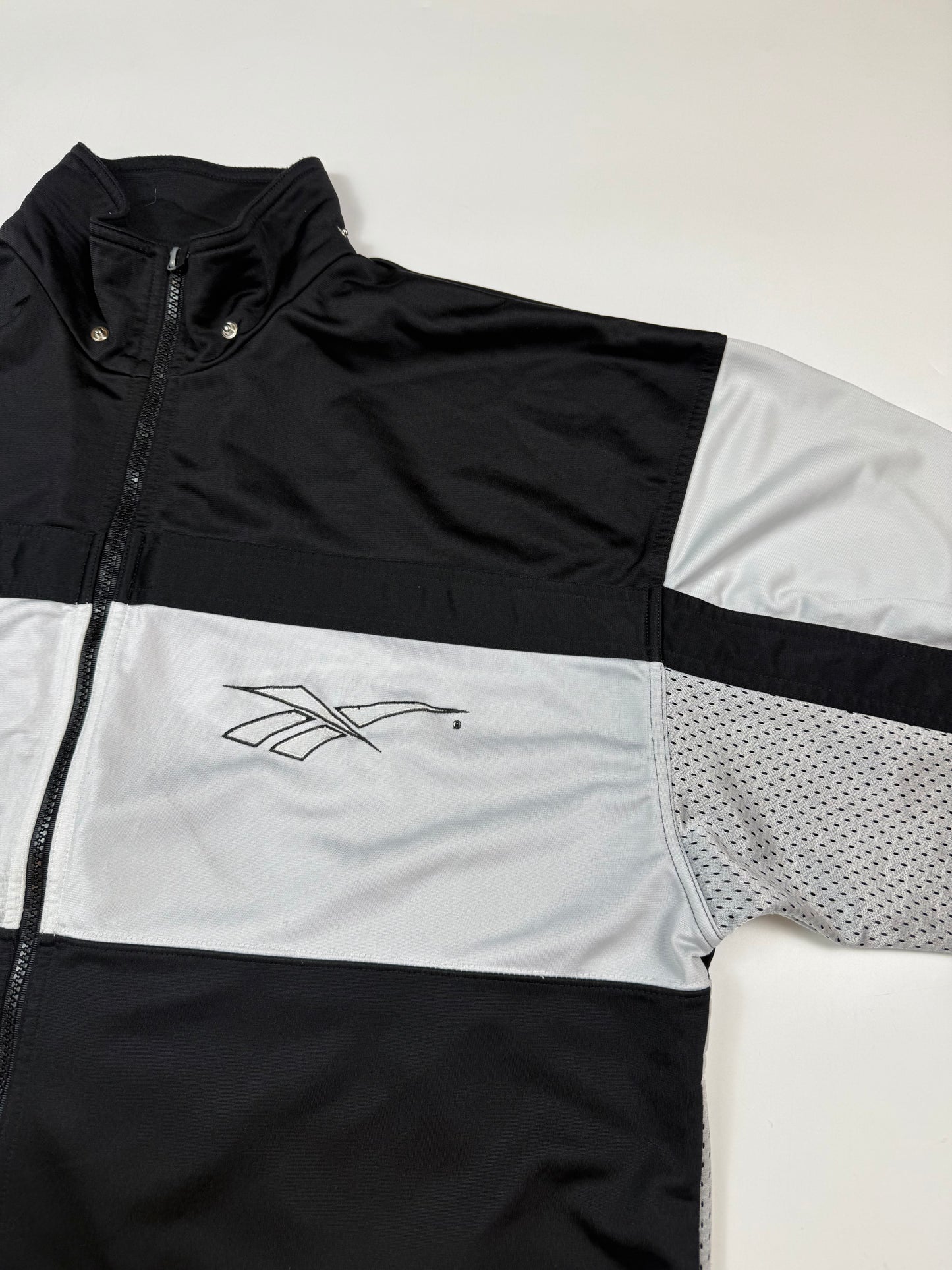 Vintage 90s Reebok colour block track jacket (XL)