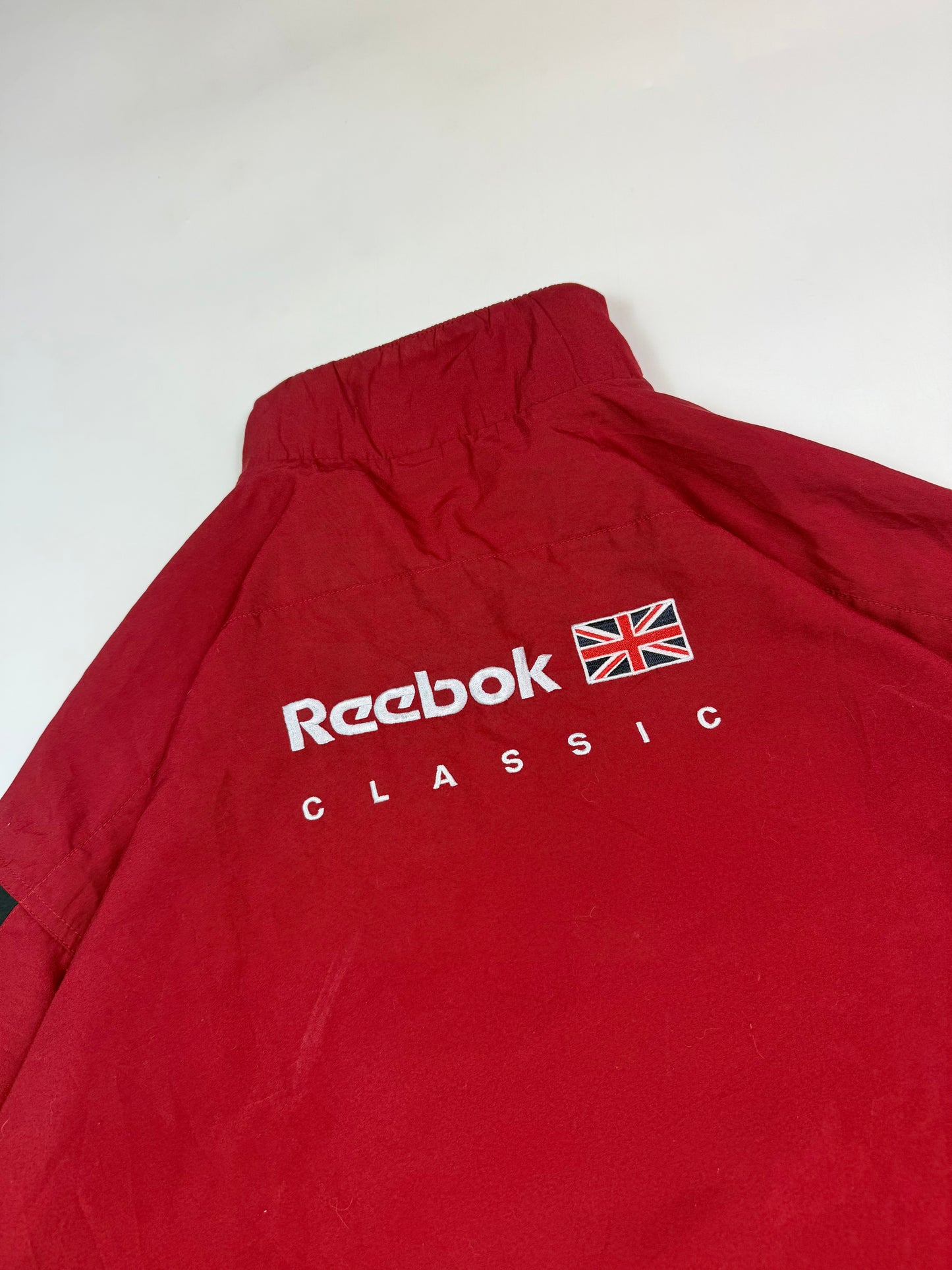 Vintage Reebok classic spell out track jacket (S)