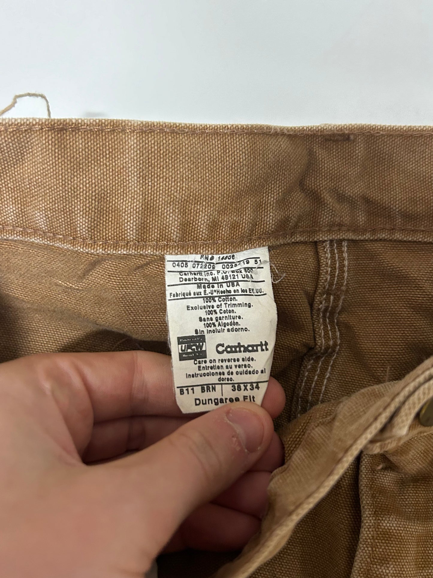 Vintage Carhartt baggy carpenter pants (W36)