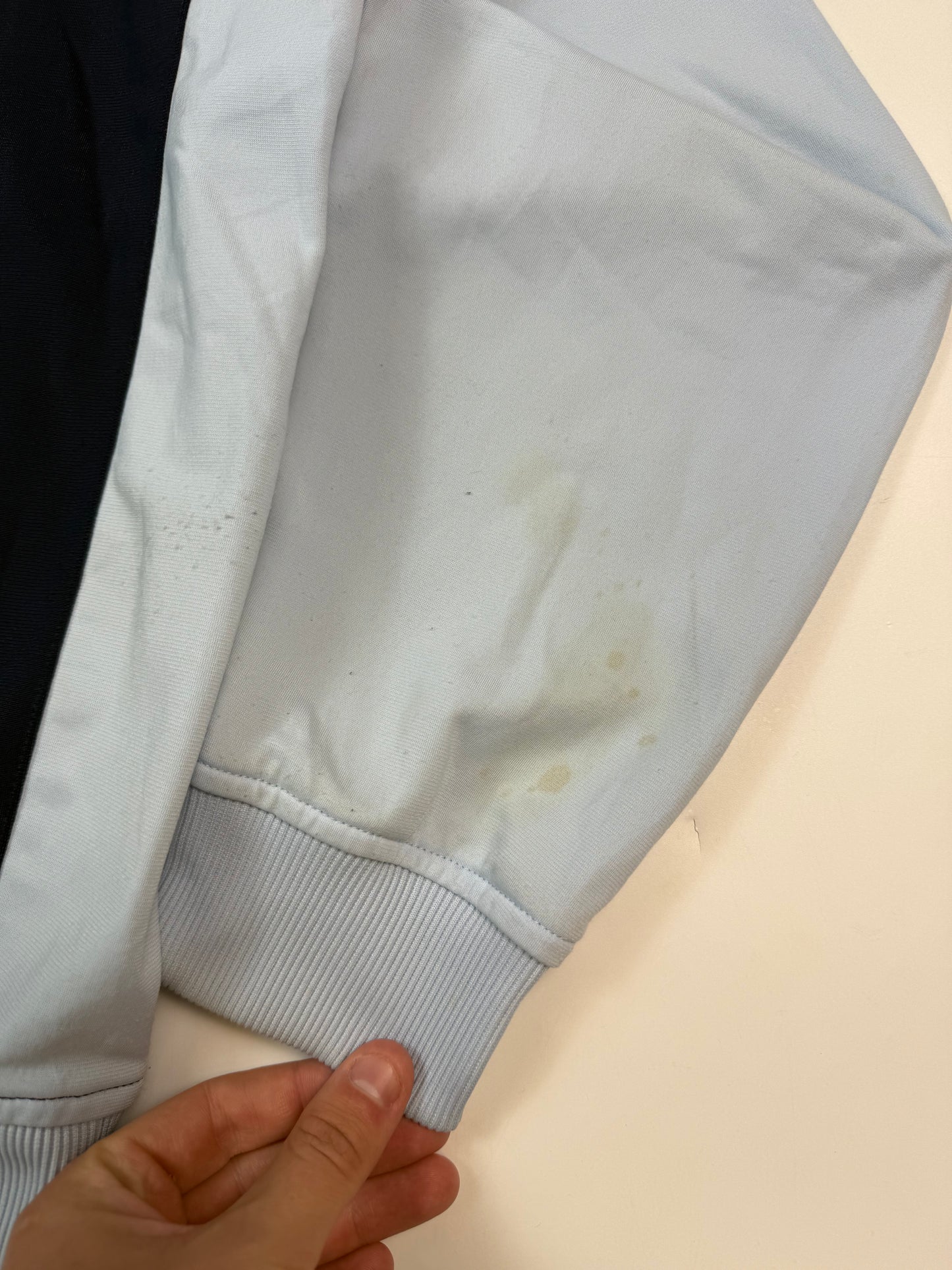 Vintage Nike spell out colour block track jacket (L)