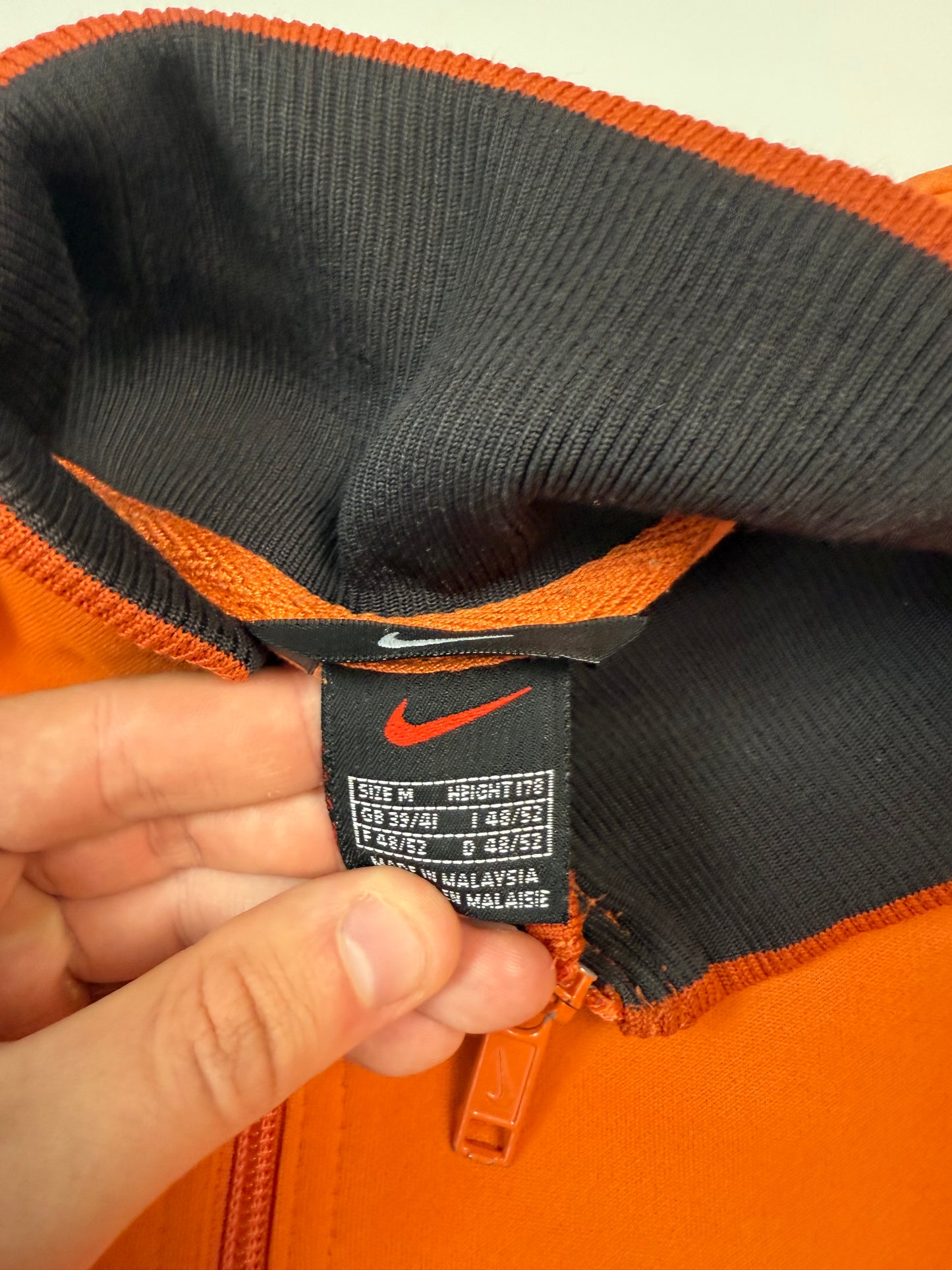Vintage 90s Nike spell out track top (M)