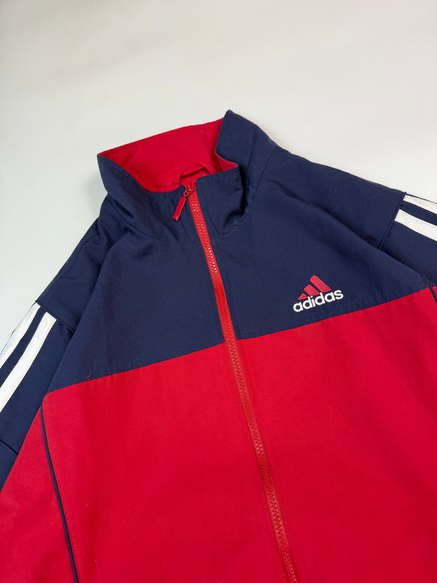 Vintage Adidas colour block track jacket (L)