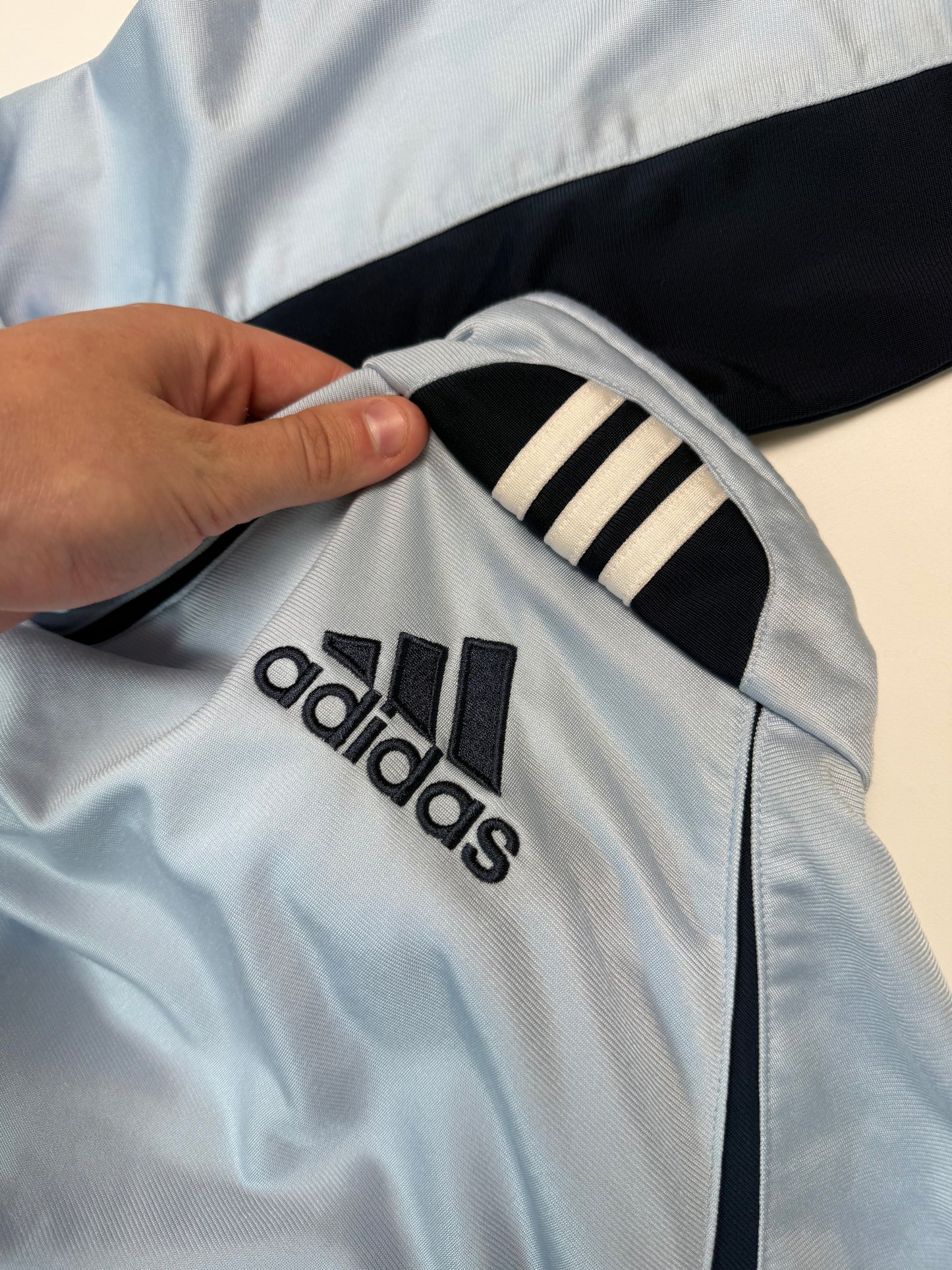 Vintage Adidas small logo track jacket (S)