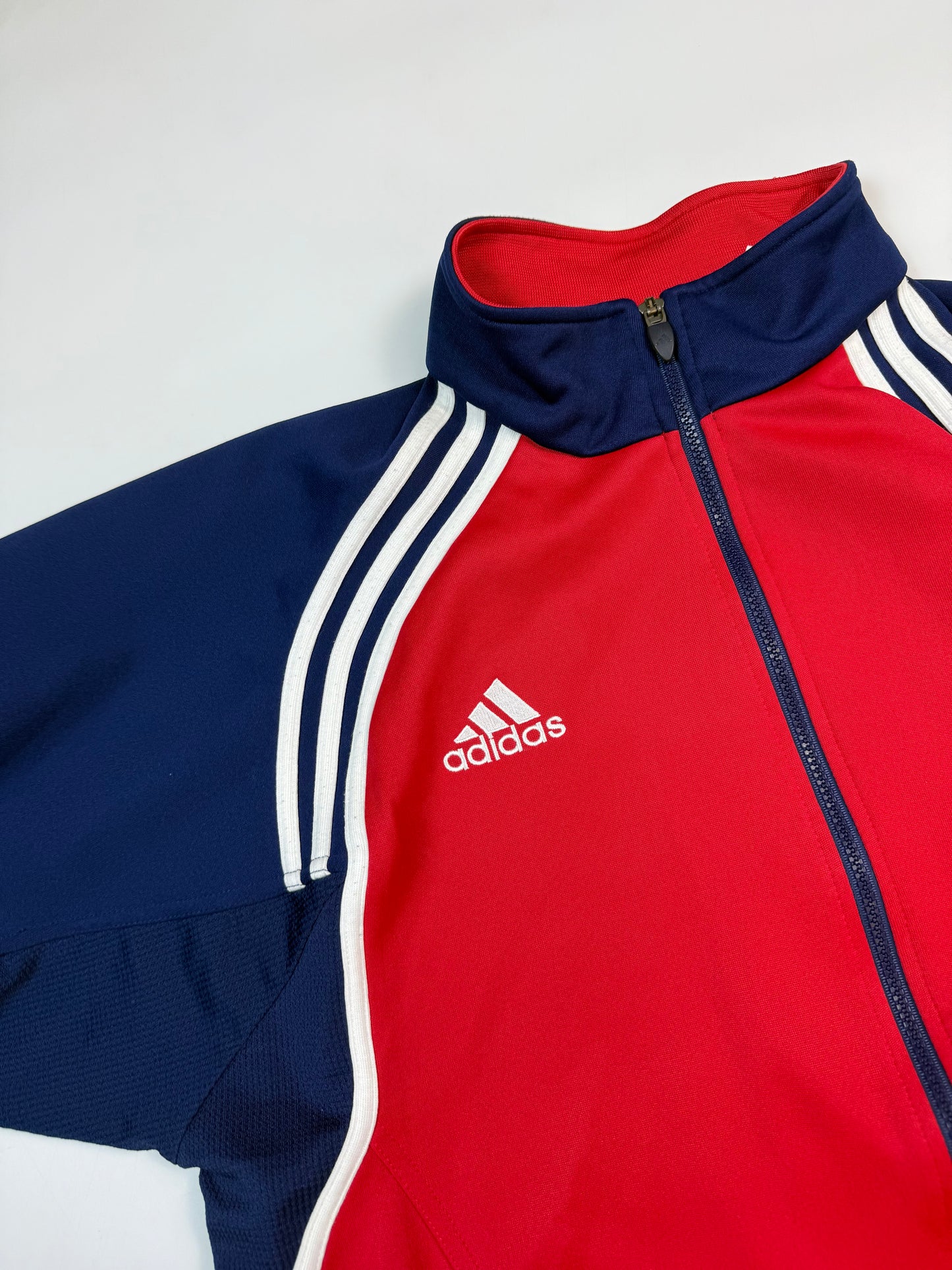 Vintage 90s adidas colour block track top (XL)