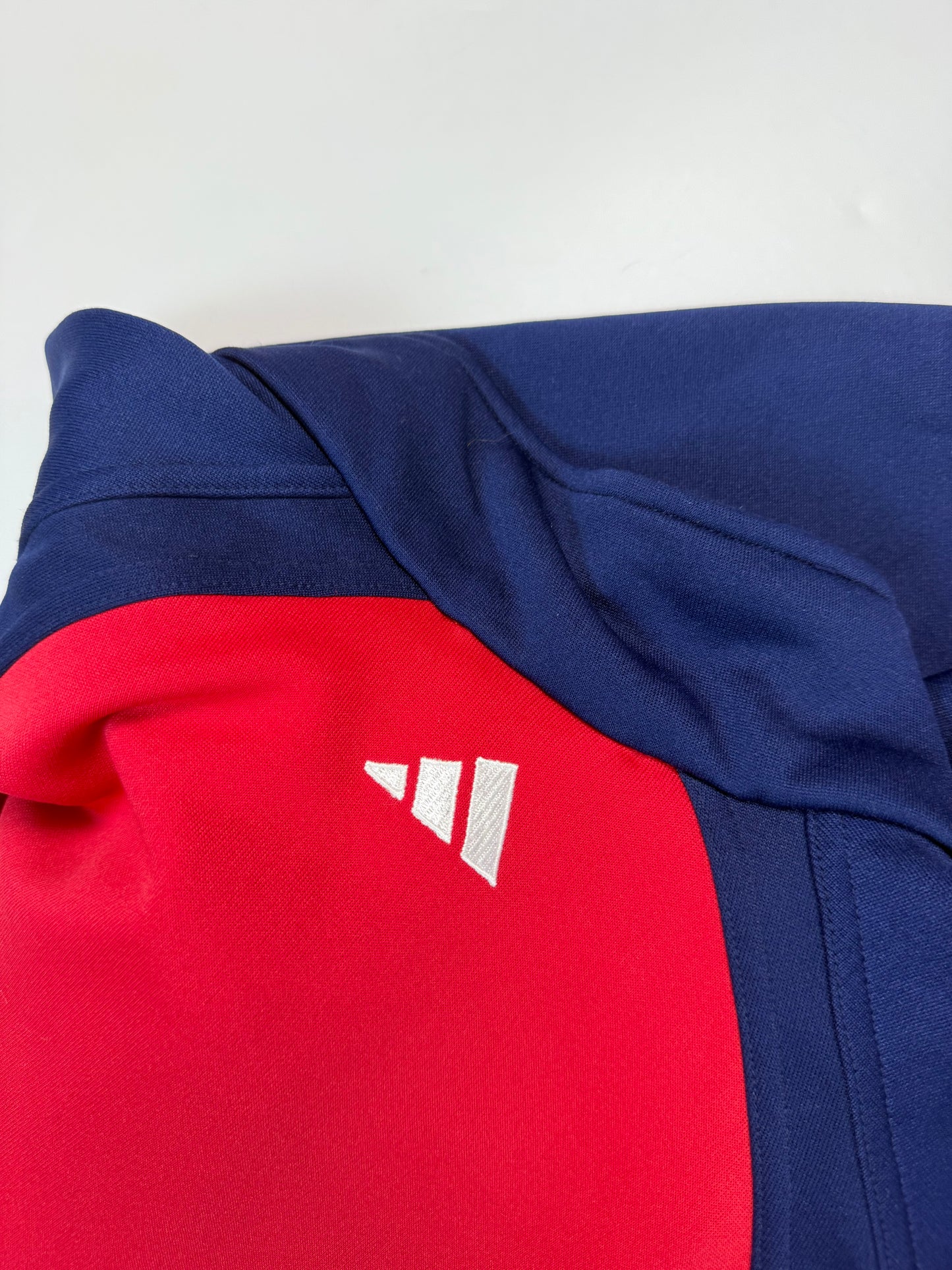 Vintage 90s adidas colour block track top (XL)