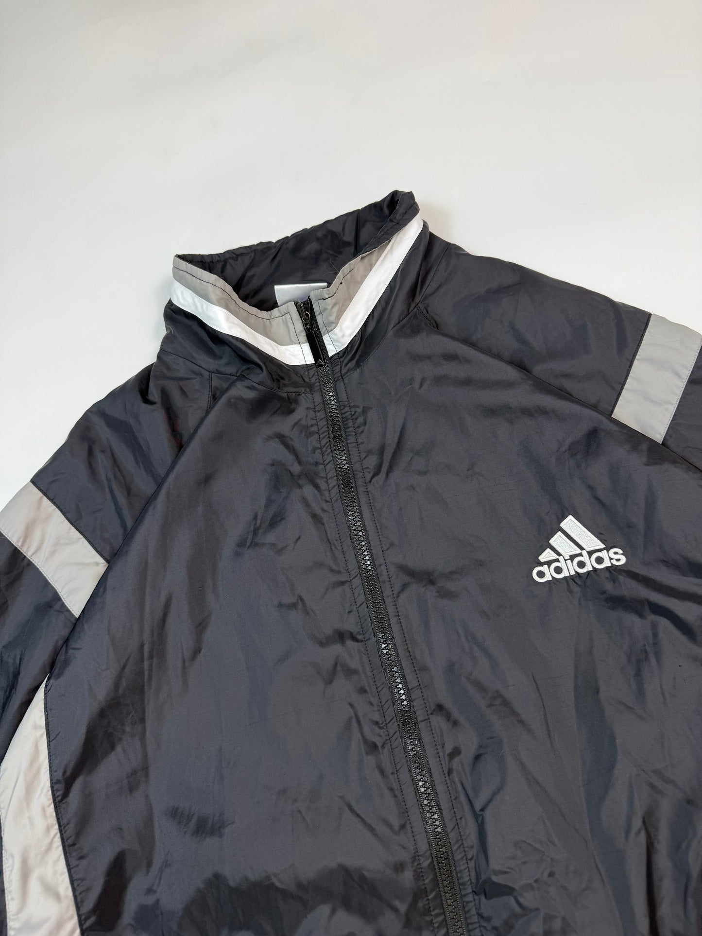 Vintage Adidas small logo track jacket (XL)