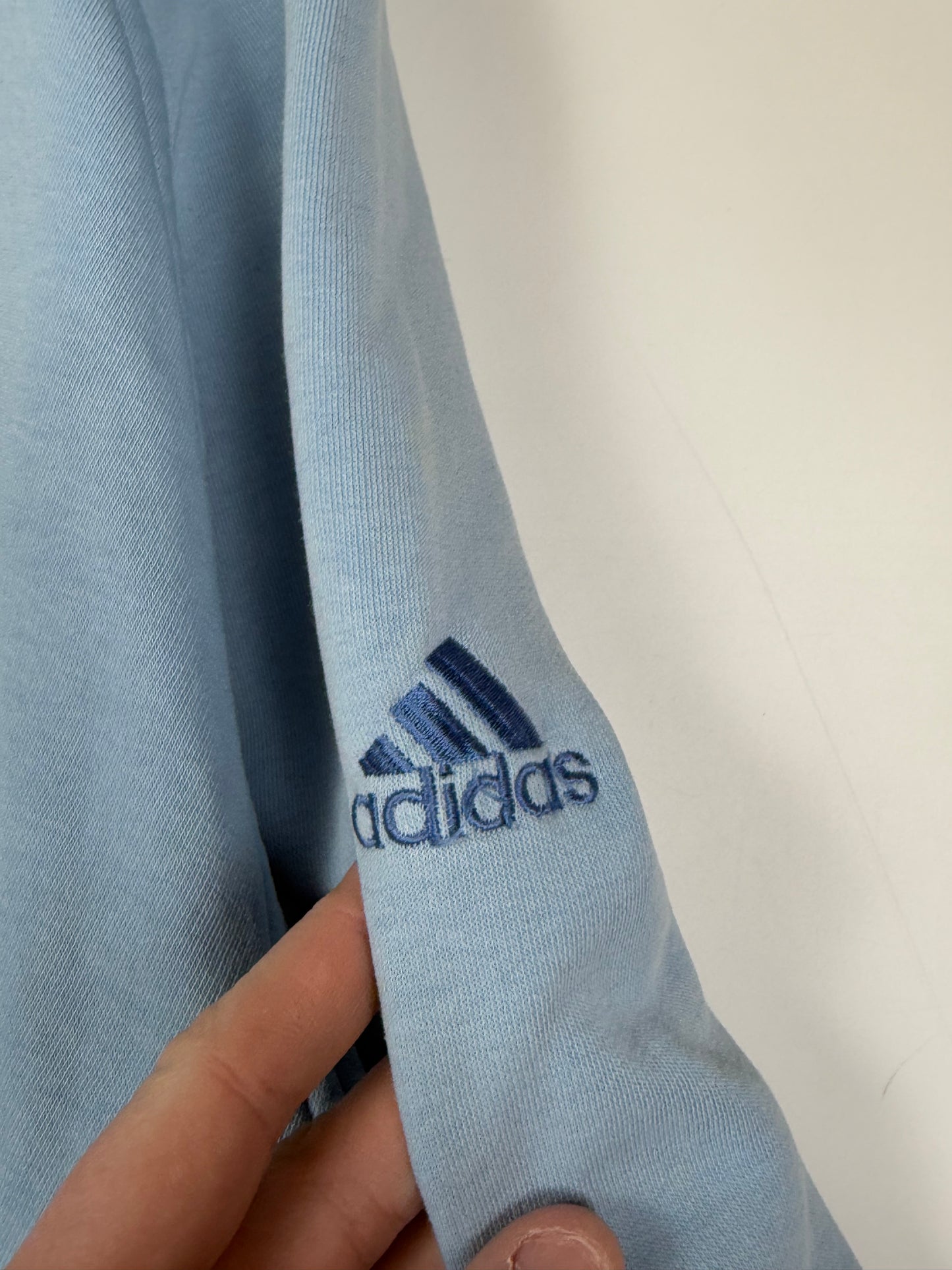 Vintage Adidas spell out full zip hoodie (M)