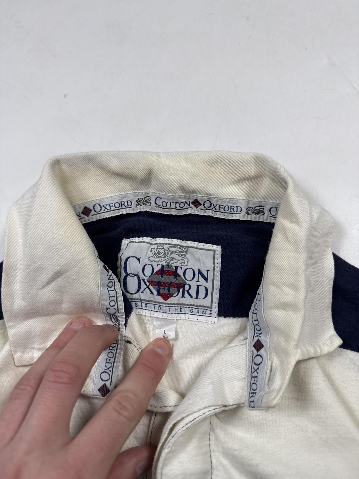 Vintage Bristol 1997/98 Cotton Oxford rugby shirt (L)