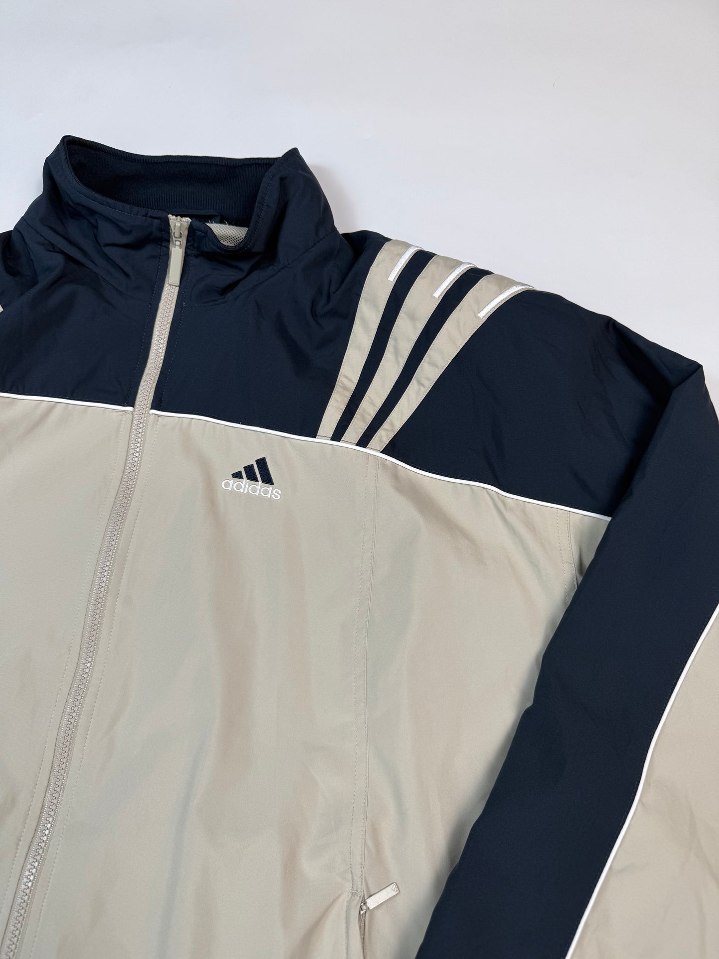 Vintage Adidas colour block track jacket (XL)