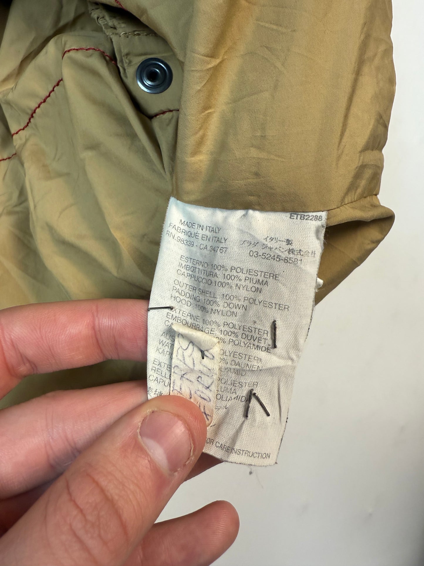 Vintage Prada gilet puffer jacket (M)