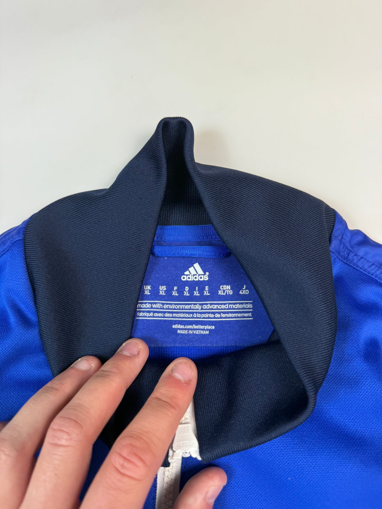 Schalke 2014/15 Adidas football track top (XL)