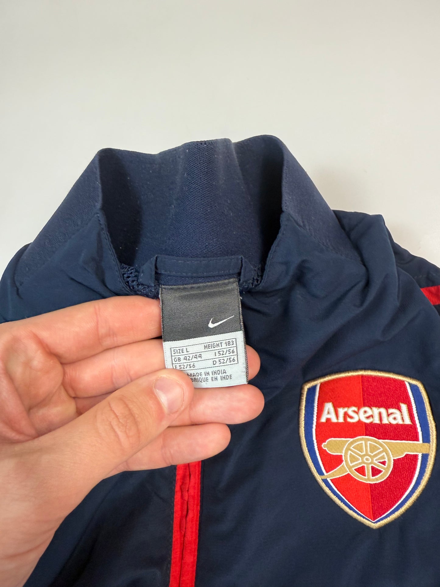 Vintage Arsenal 2006/07 Nike football track jacket (L)