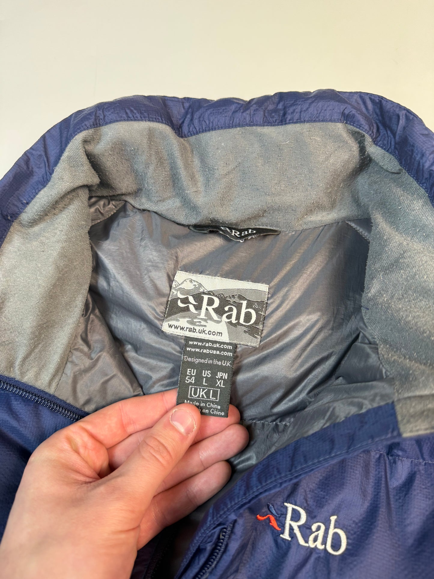 Rab pertex puffer jacket (L)
