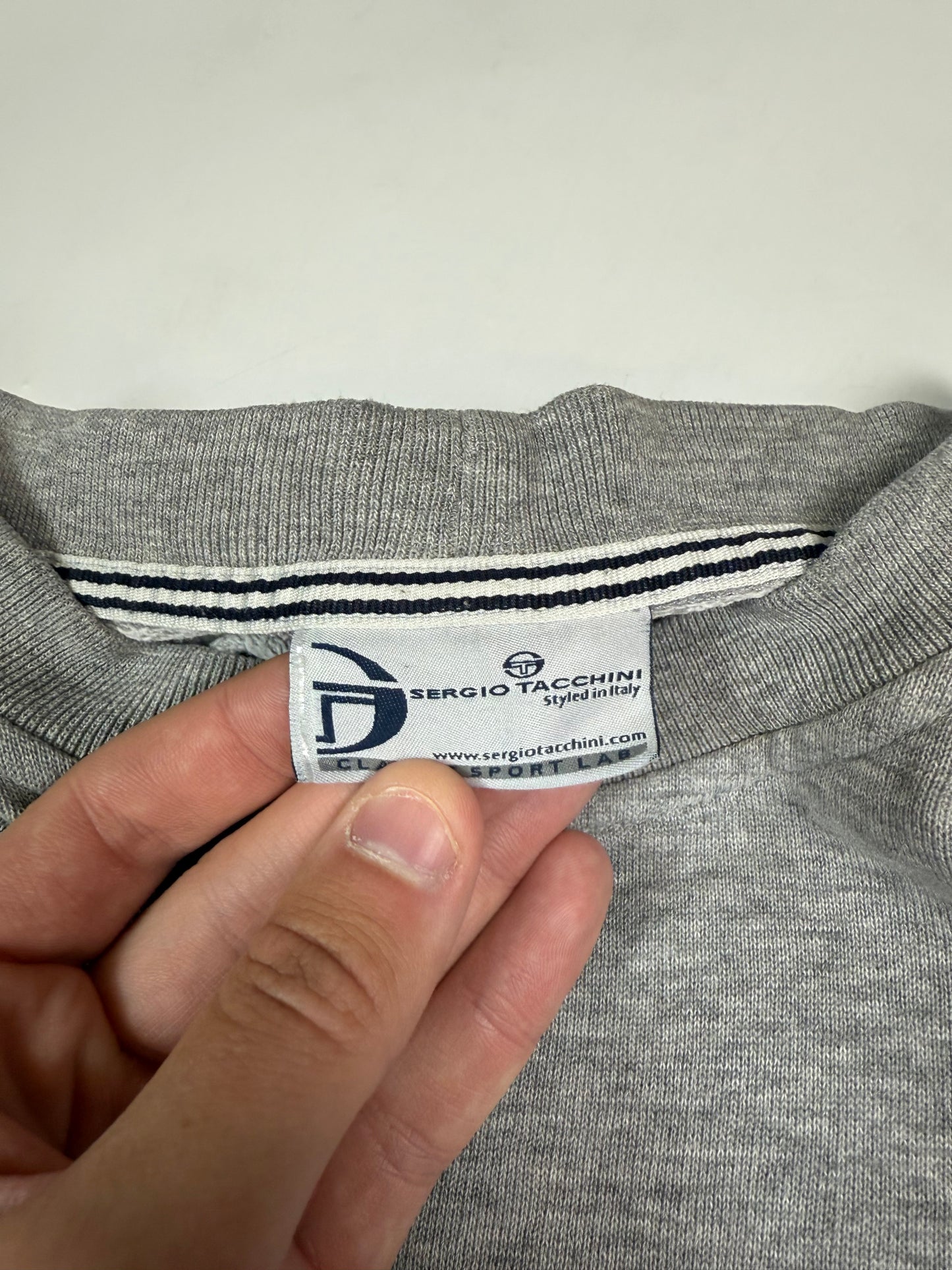 Vintage Sergio Tacchini spell out sweatshirt (M)