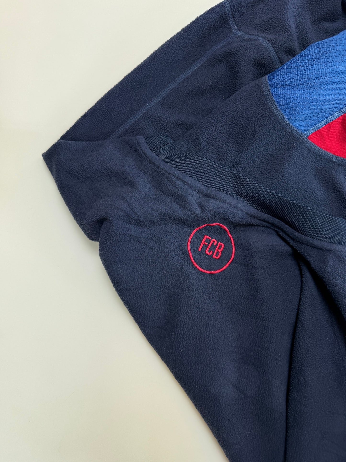 Vintage Barcelona 2000/01 Nike football fleece sweatshirt (L)