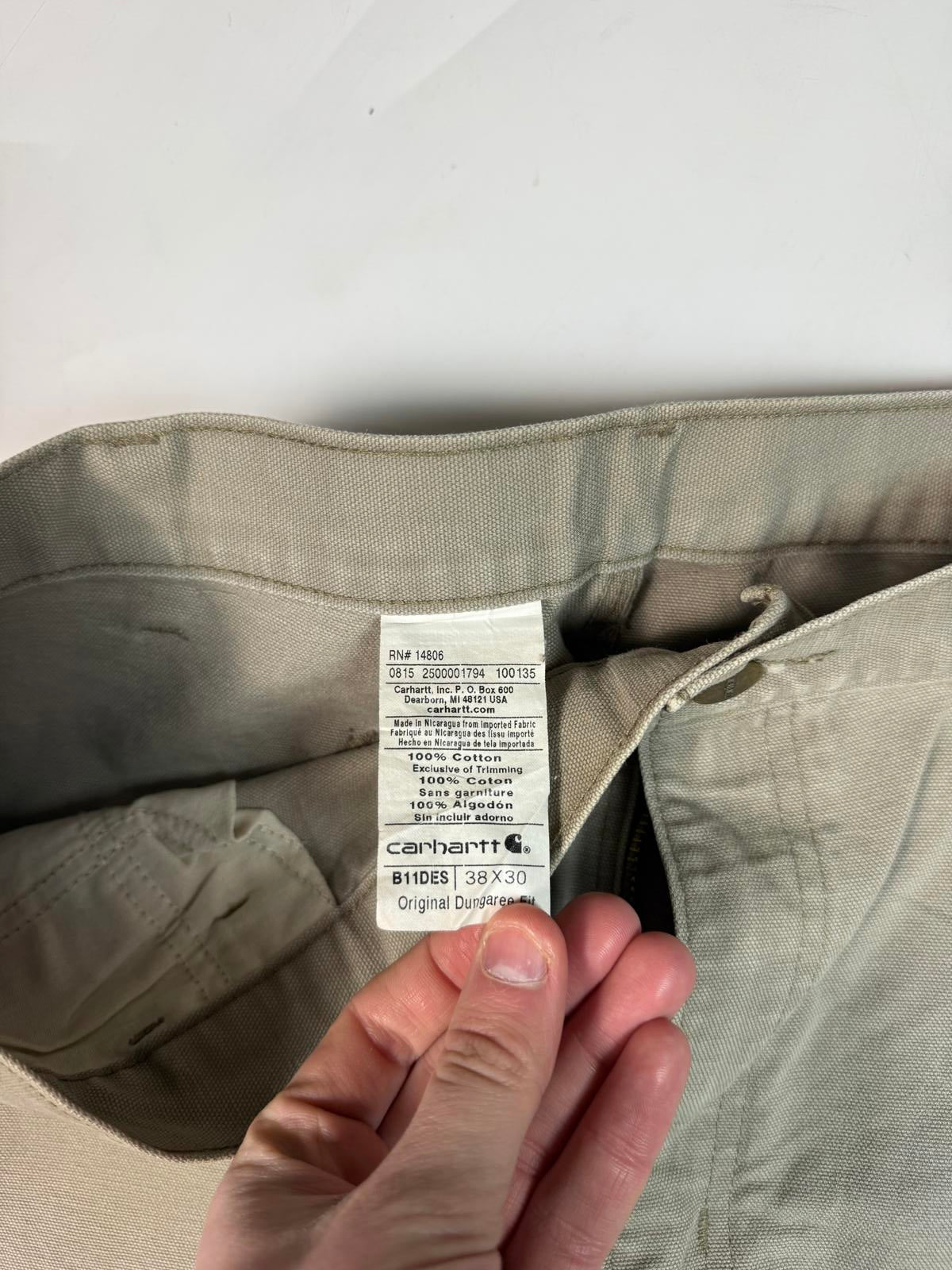 Carhartt baggy carpenter pants (W38)