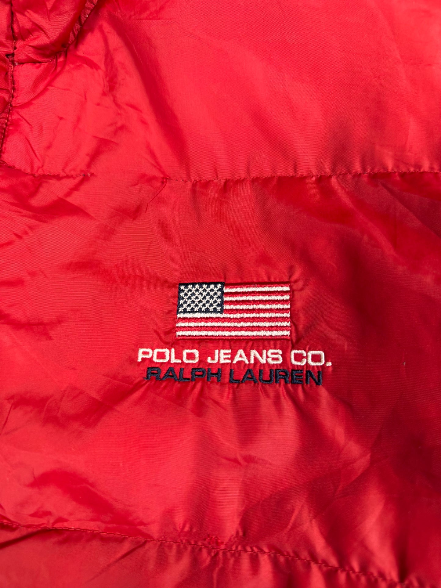 Vintage Ralph Lauren polo jeans co puffer jacket (L)