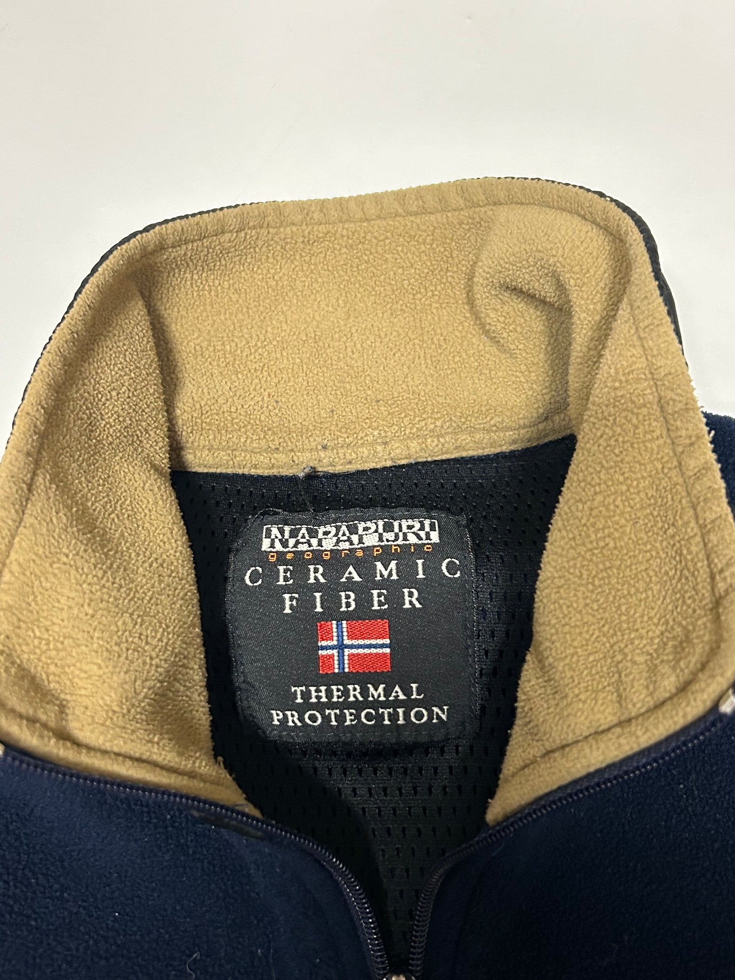 Vintage Napapijri quarter zip fleece (L)