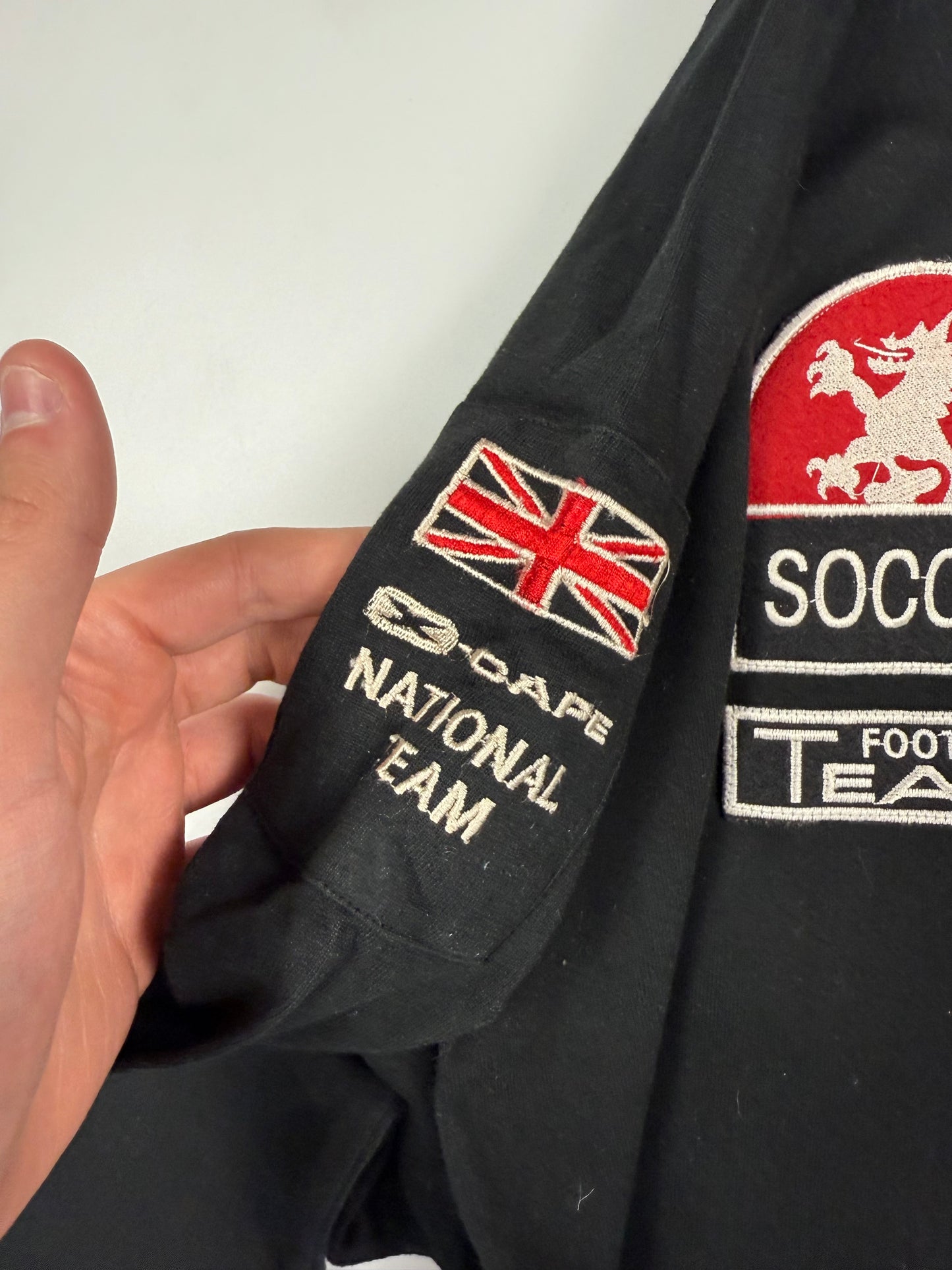 Vintage long sleeve rugby polo shirt (L)
