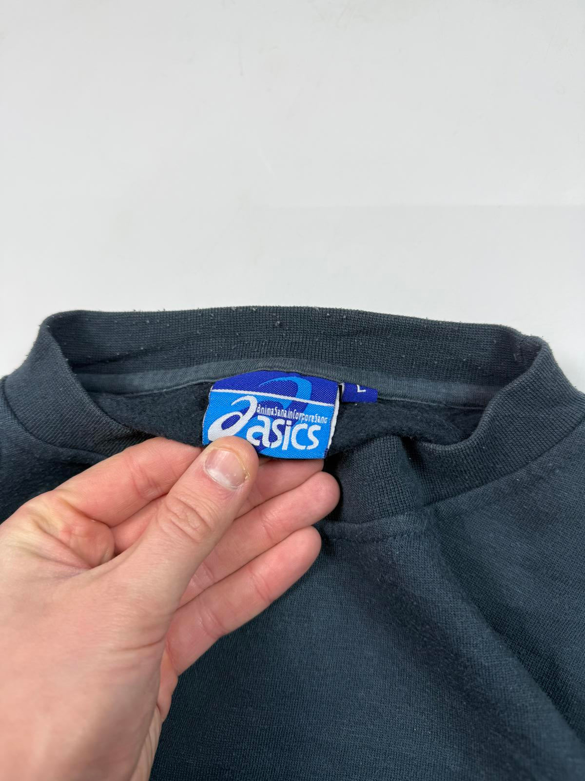 Vintage Asics spell out sweatshirt (L)