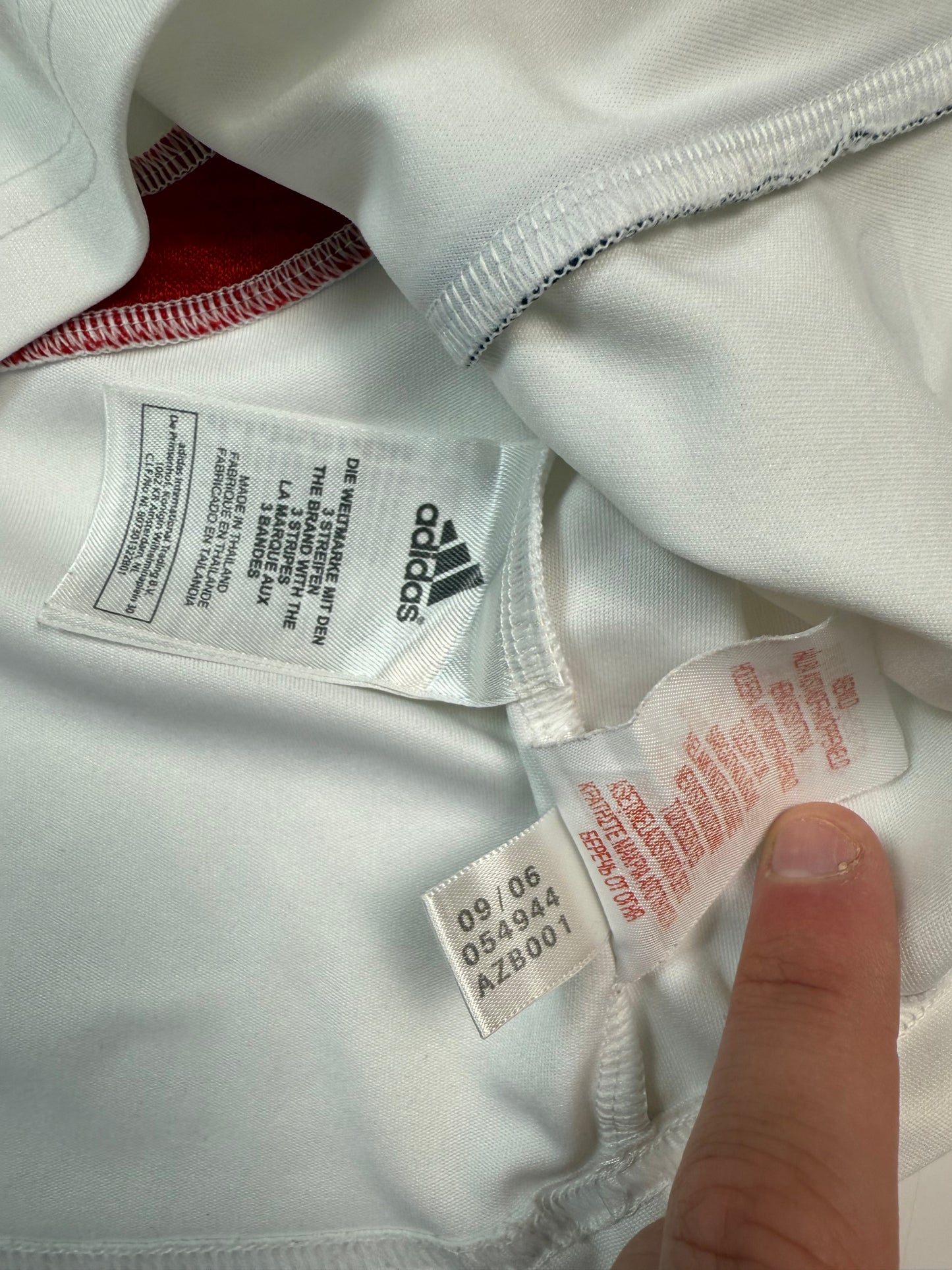 Vintage Bayern Munich 2006/07 Adidas Podolski away shirt (S)