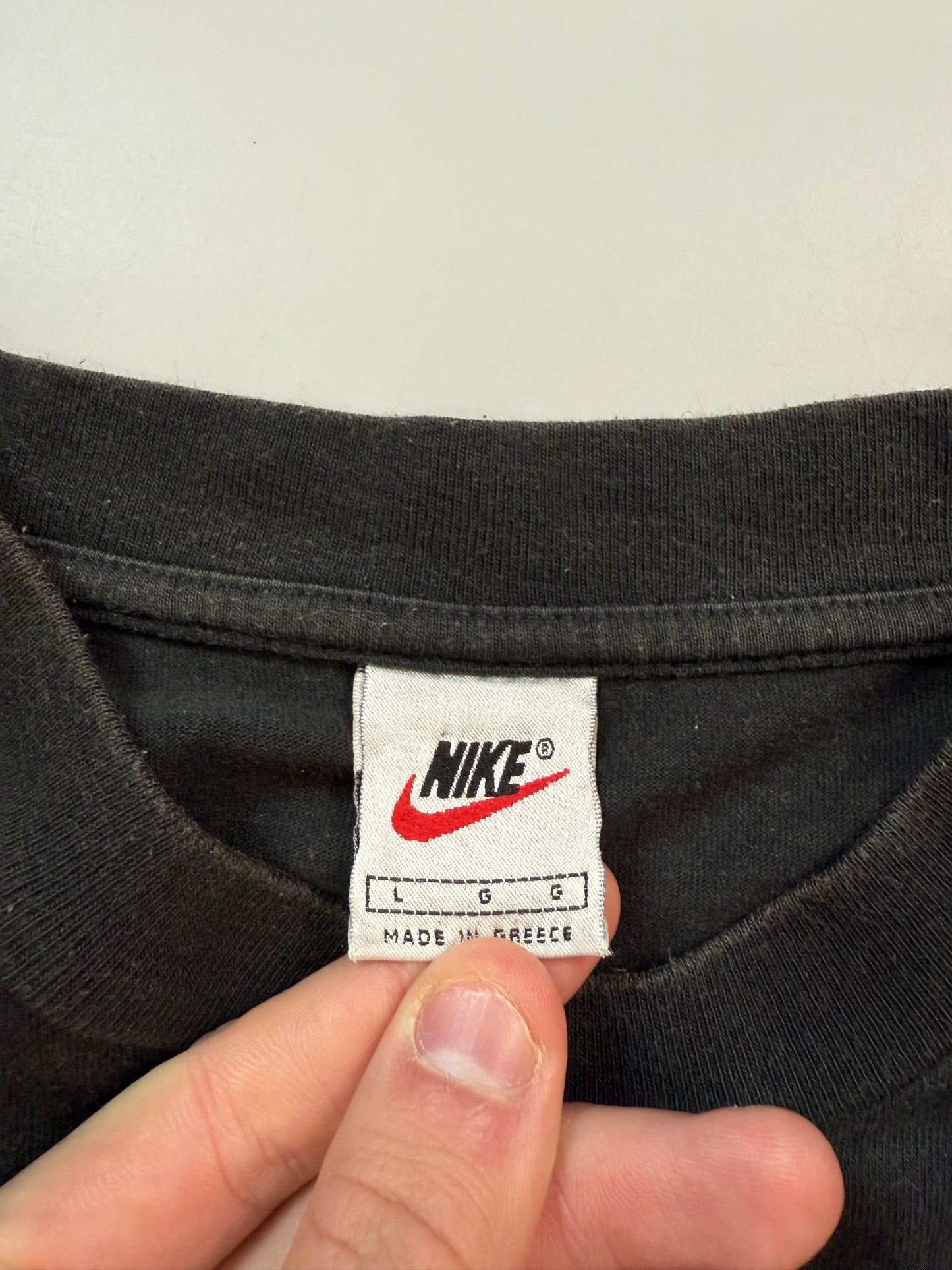 Vintage 90s Nike centre swoosh tee (L)