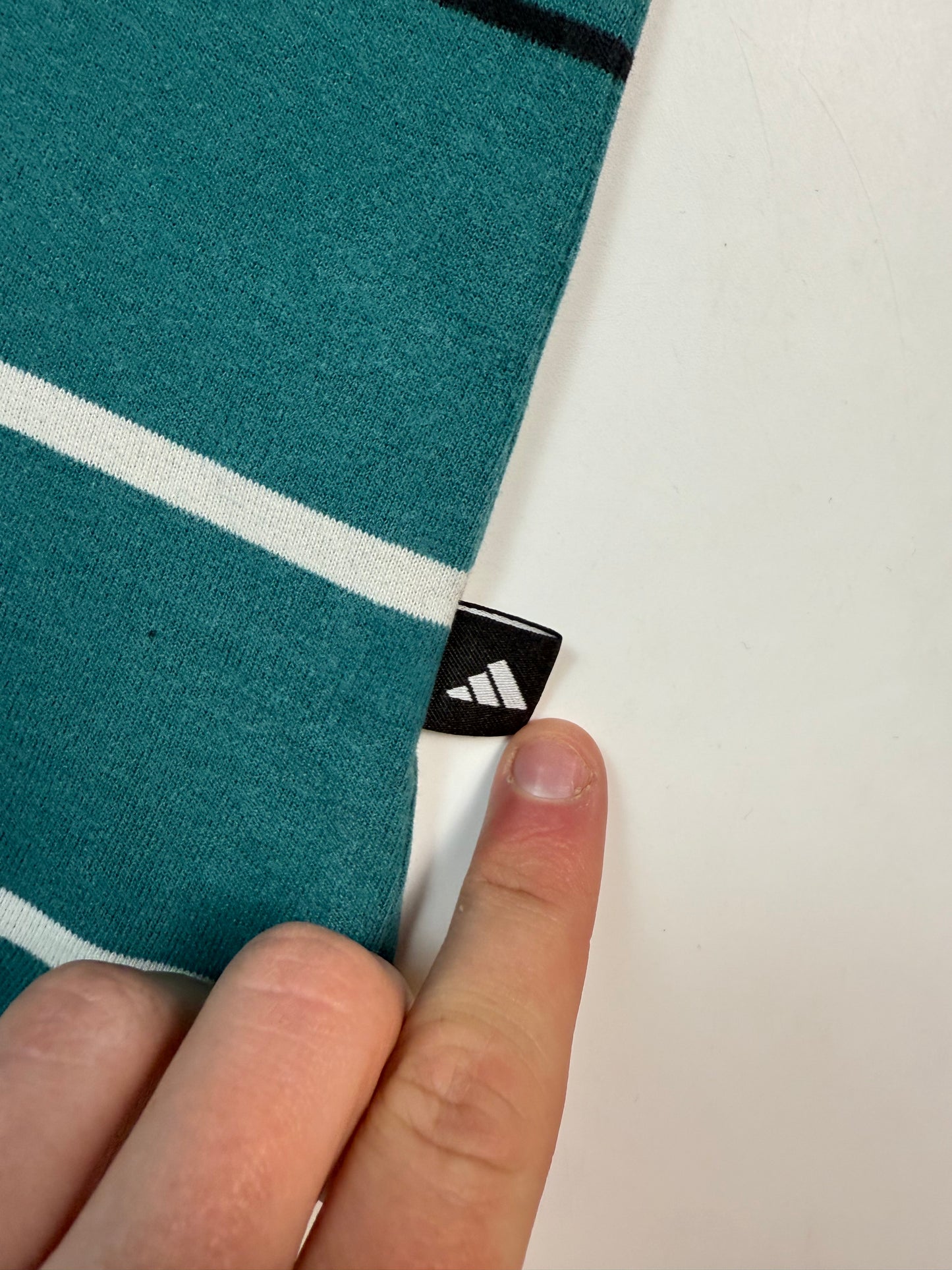 Vintage Adidas striped tee (M)