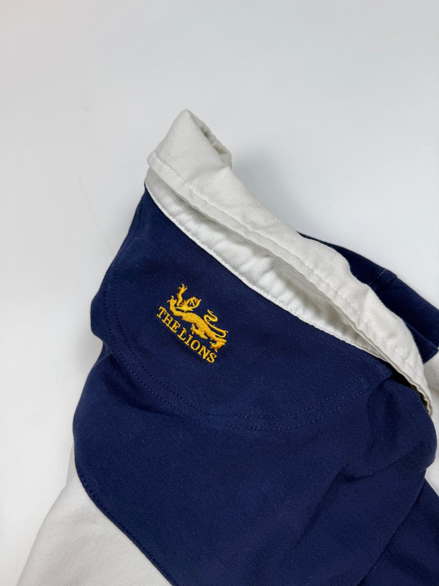 Vintage British & Irish Lions 2005 Adidas striped rugby shirt (M)