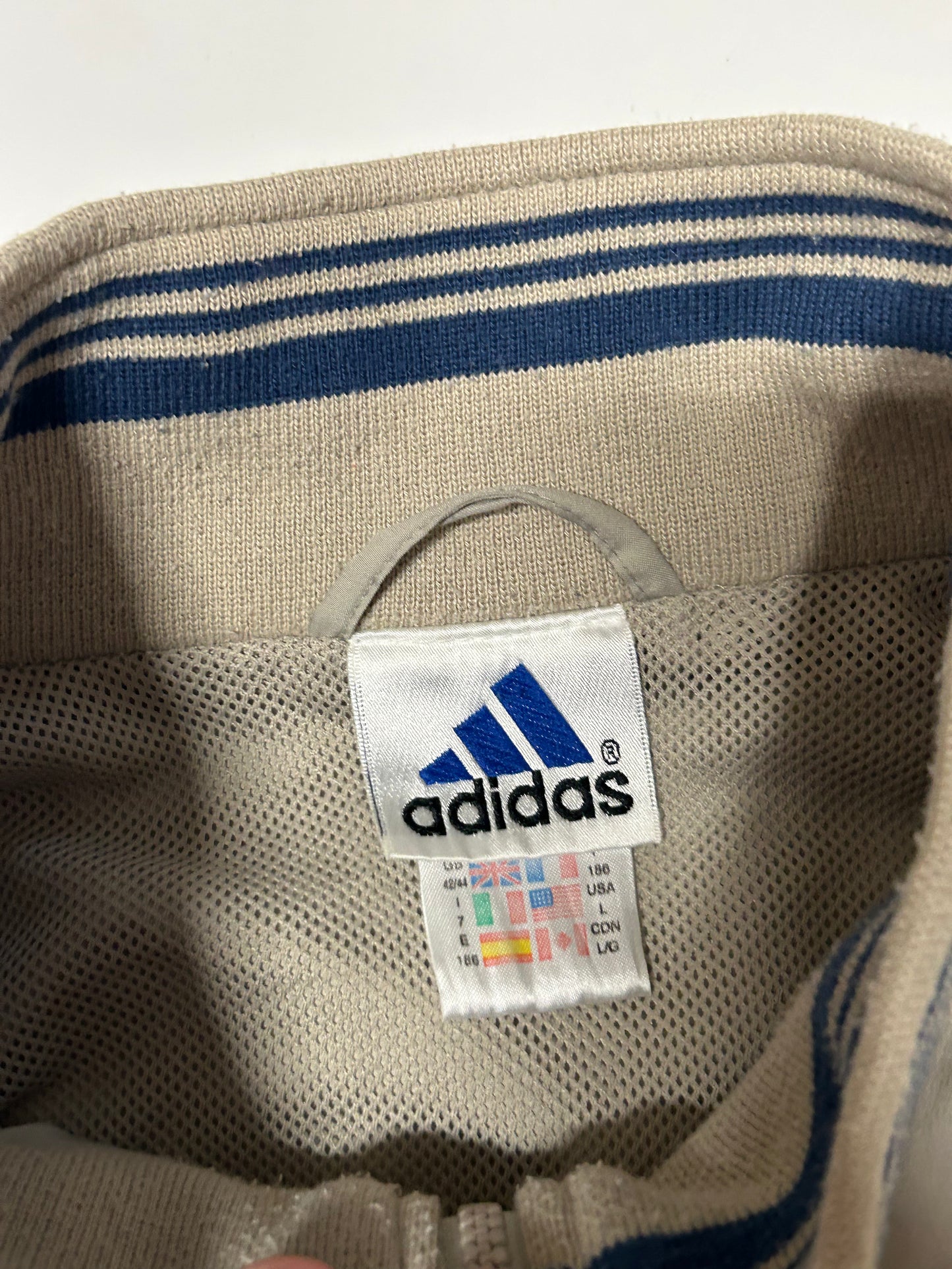 Vintage 90s Adidas track jacket (L)