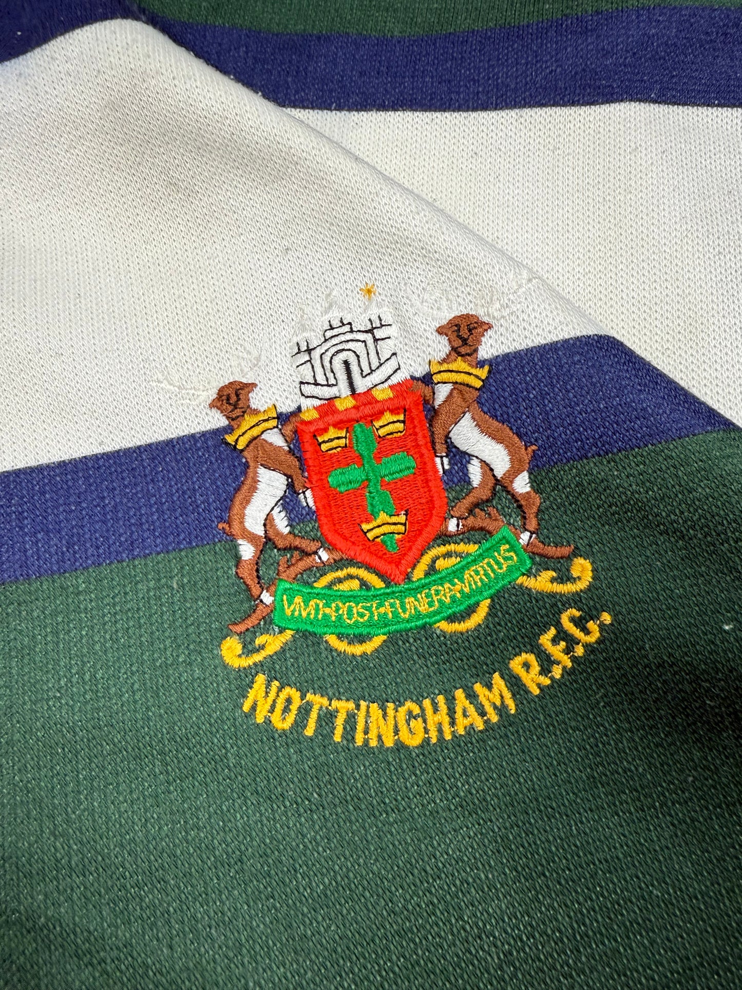Vintage 2000s Nottingham RFC Gilbert rugby shirt (3XL)