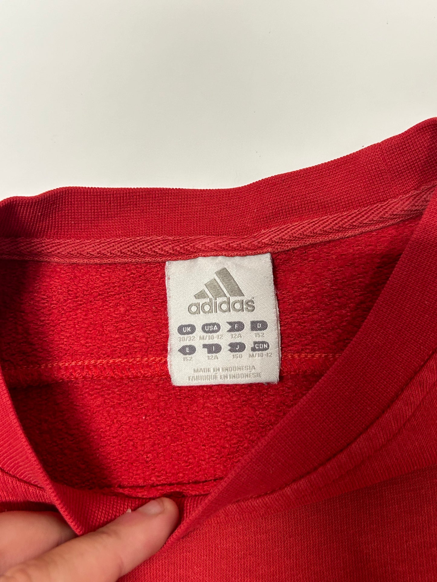 Vintage Adidas small logo sweatshirt (XS)