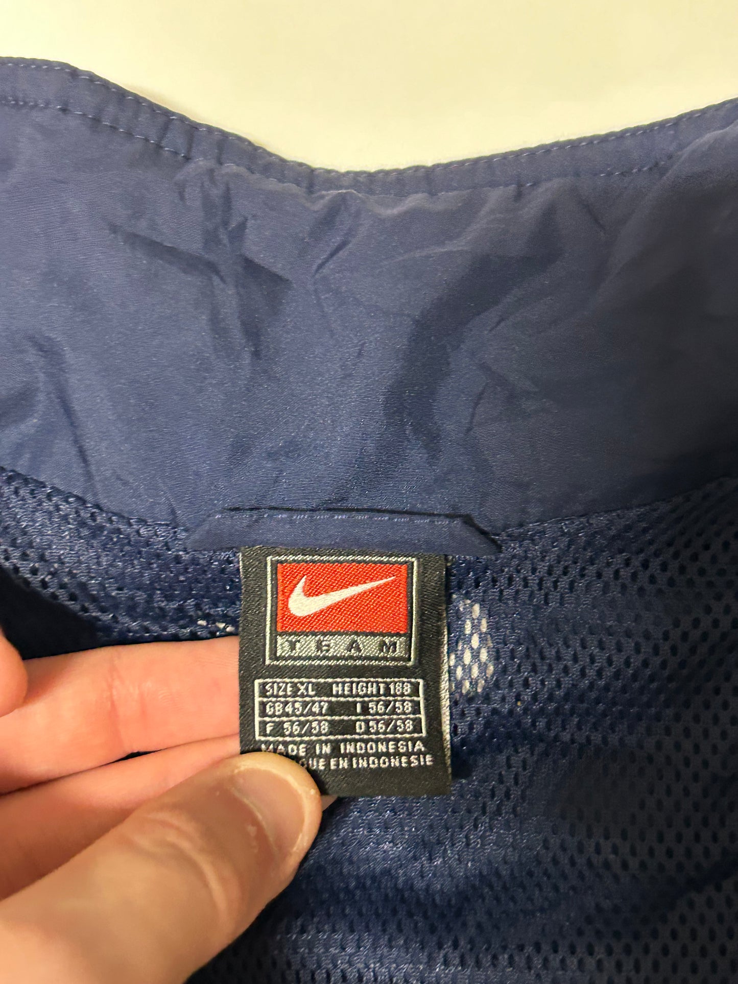 Vintage 90s Nike football track jacket (XL)
