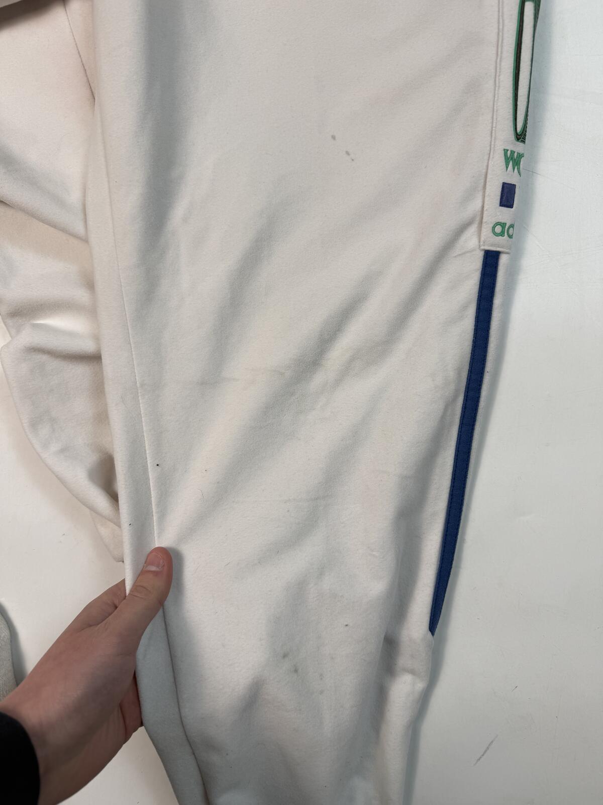 Vintage 90s adidas originals velour track pants (M)