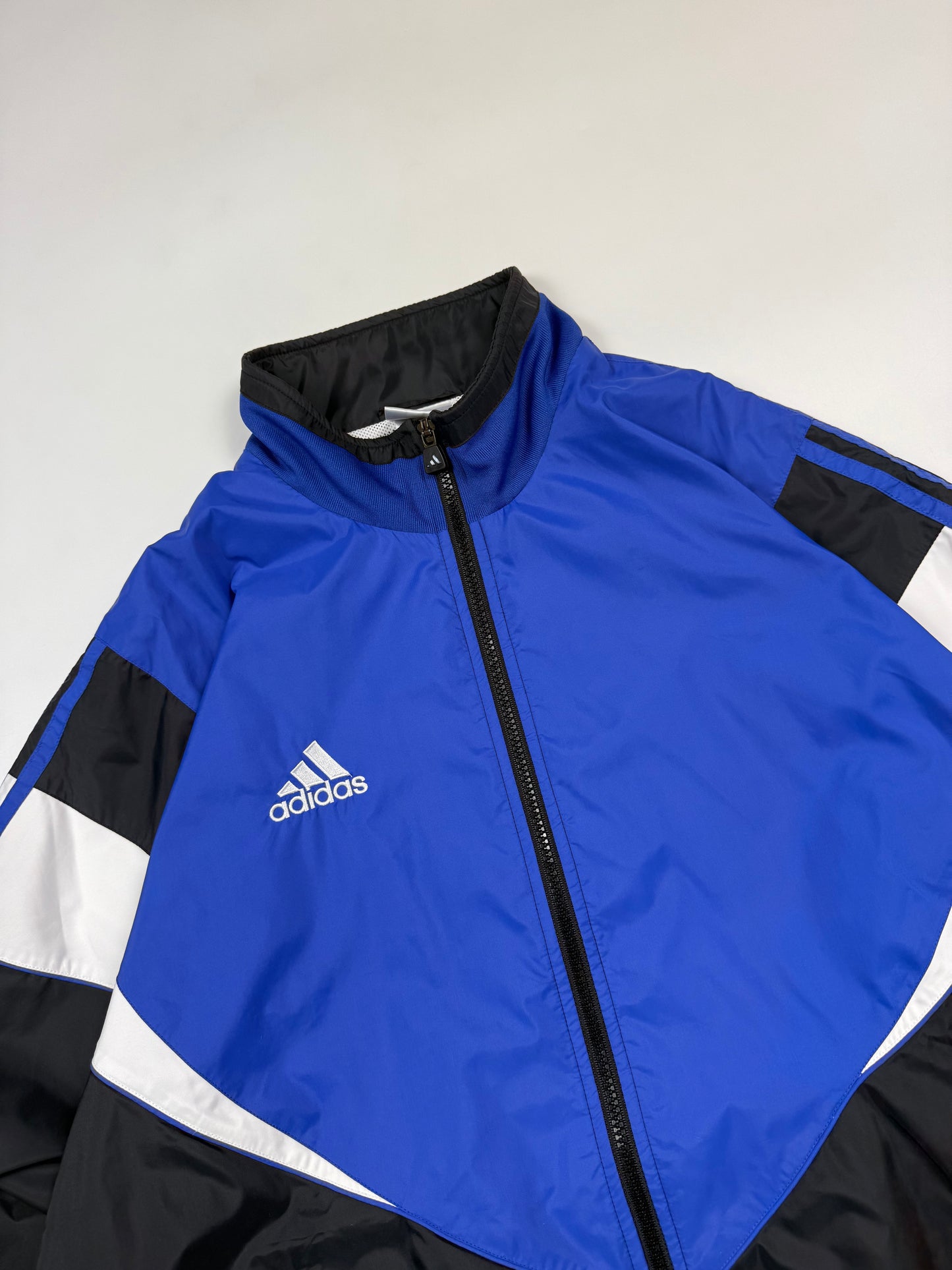 Vintage Adidas colour block track jacket (L)