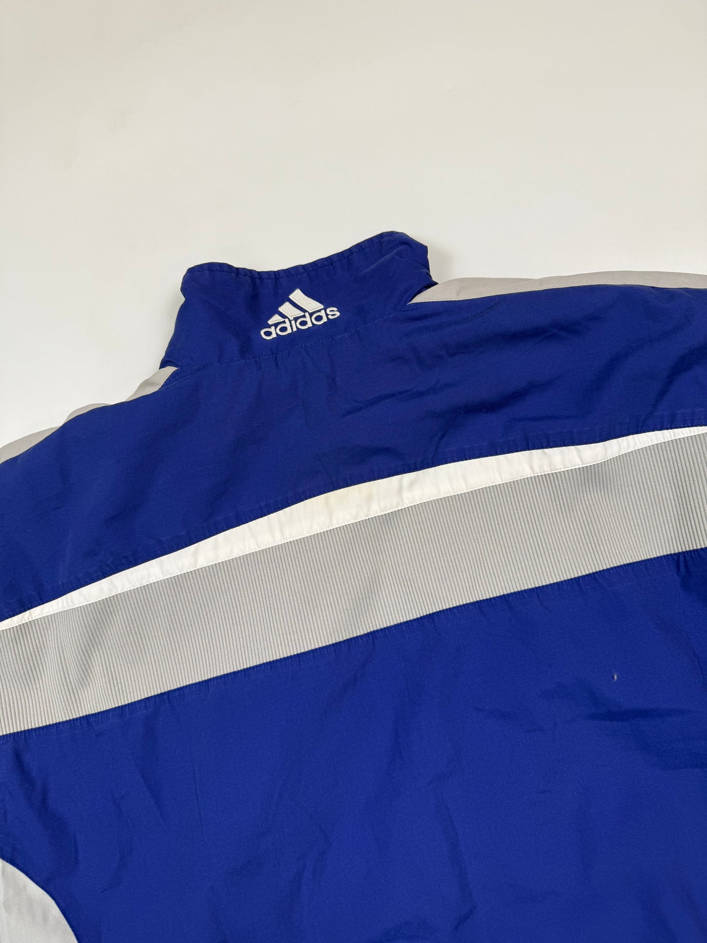 Vintage Adidas abstract patterned track jacket (L)