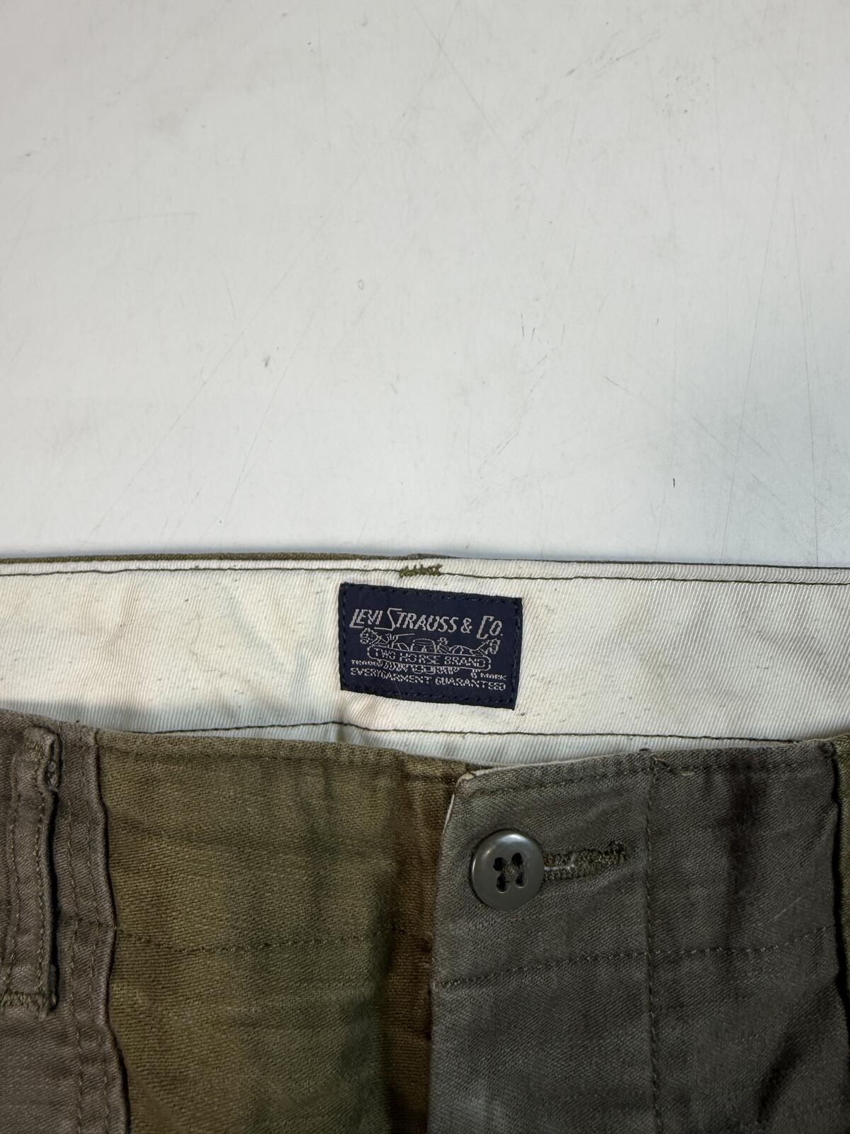 Levi's strauss patchwork baggy pants (W36)