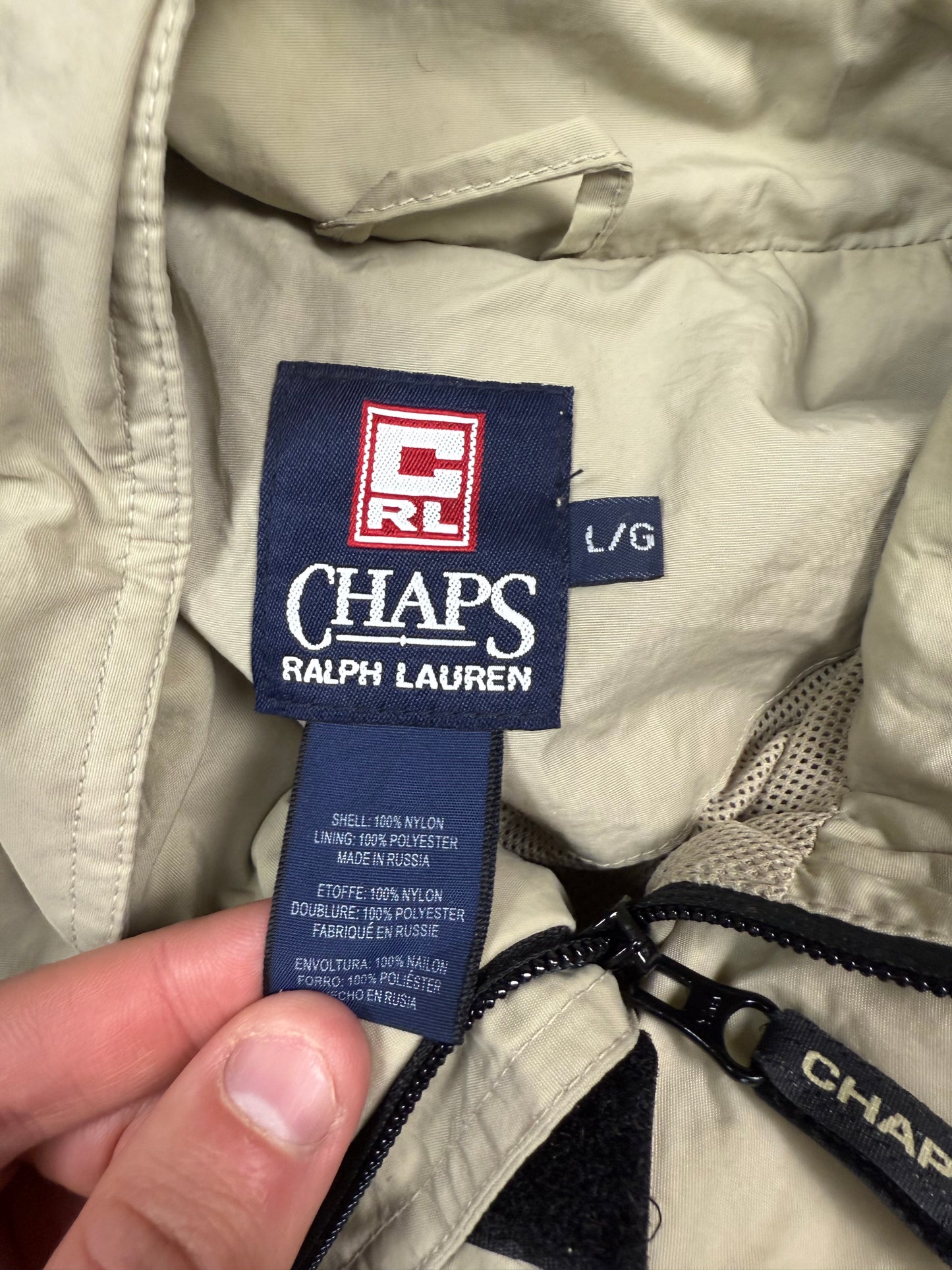 Vintage Chaps Ralph Lauren windbreaker anorak jacket (L)