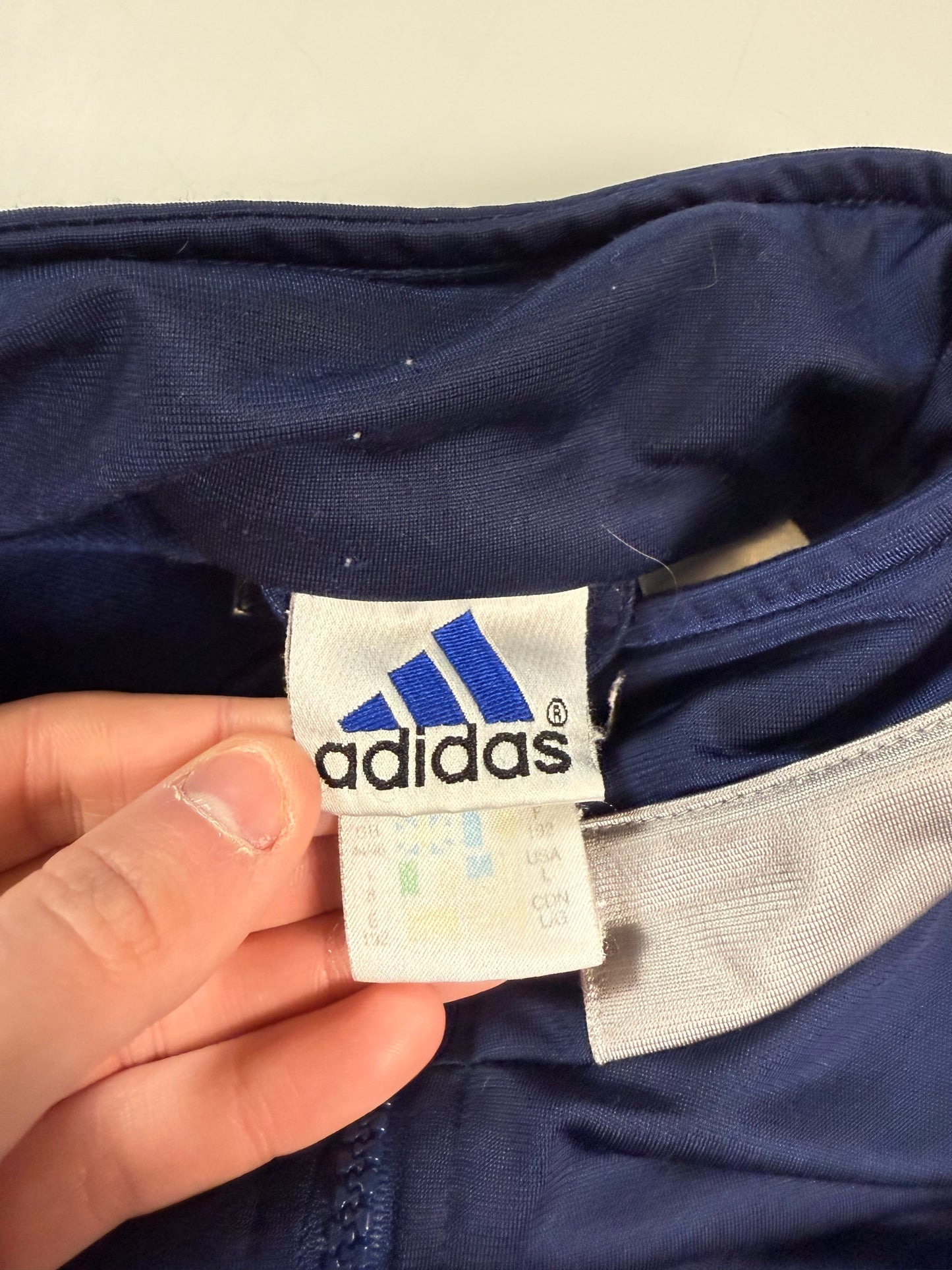 Vintage Adidas colour block track jacket (L)