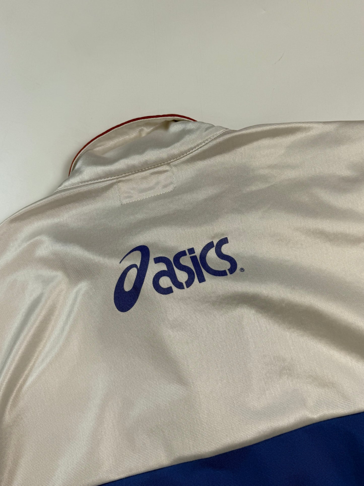 Vintage 90s Asics colour block track jacket (L)
