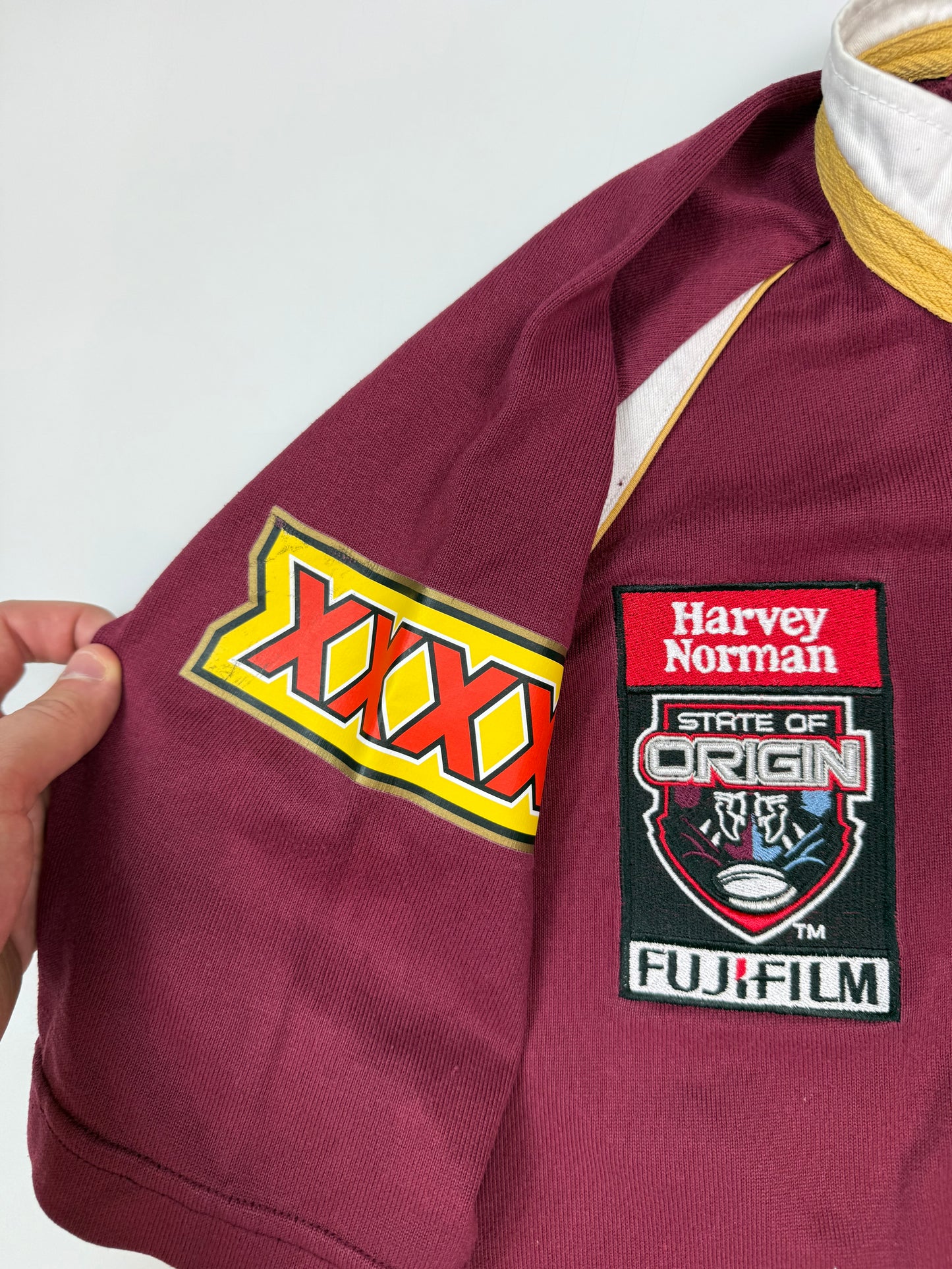 Vintage Queensland Maroons State of Origin 2007 rugby league shirt (S)