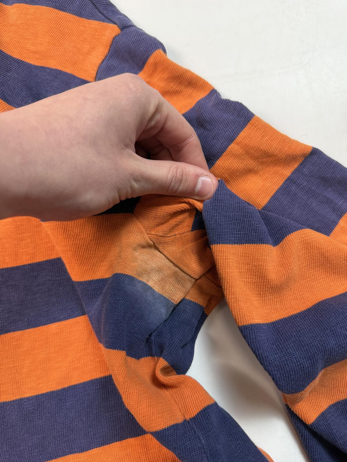 Vintage Polo Ralph Lauren striped rugby polo (XL)