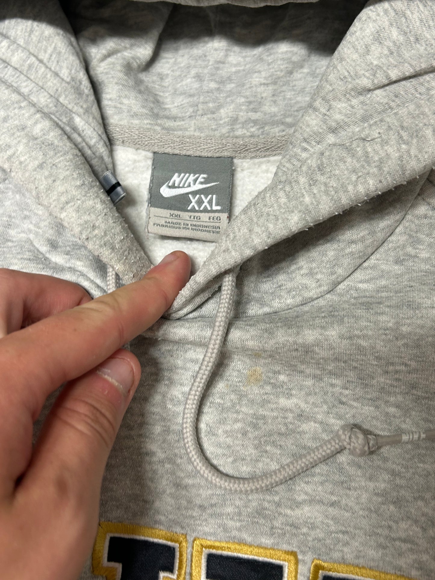 Vintage Nike spell out hoodie (XXL)