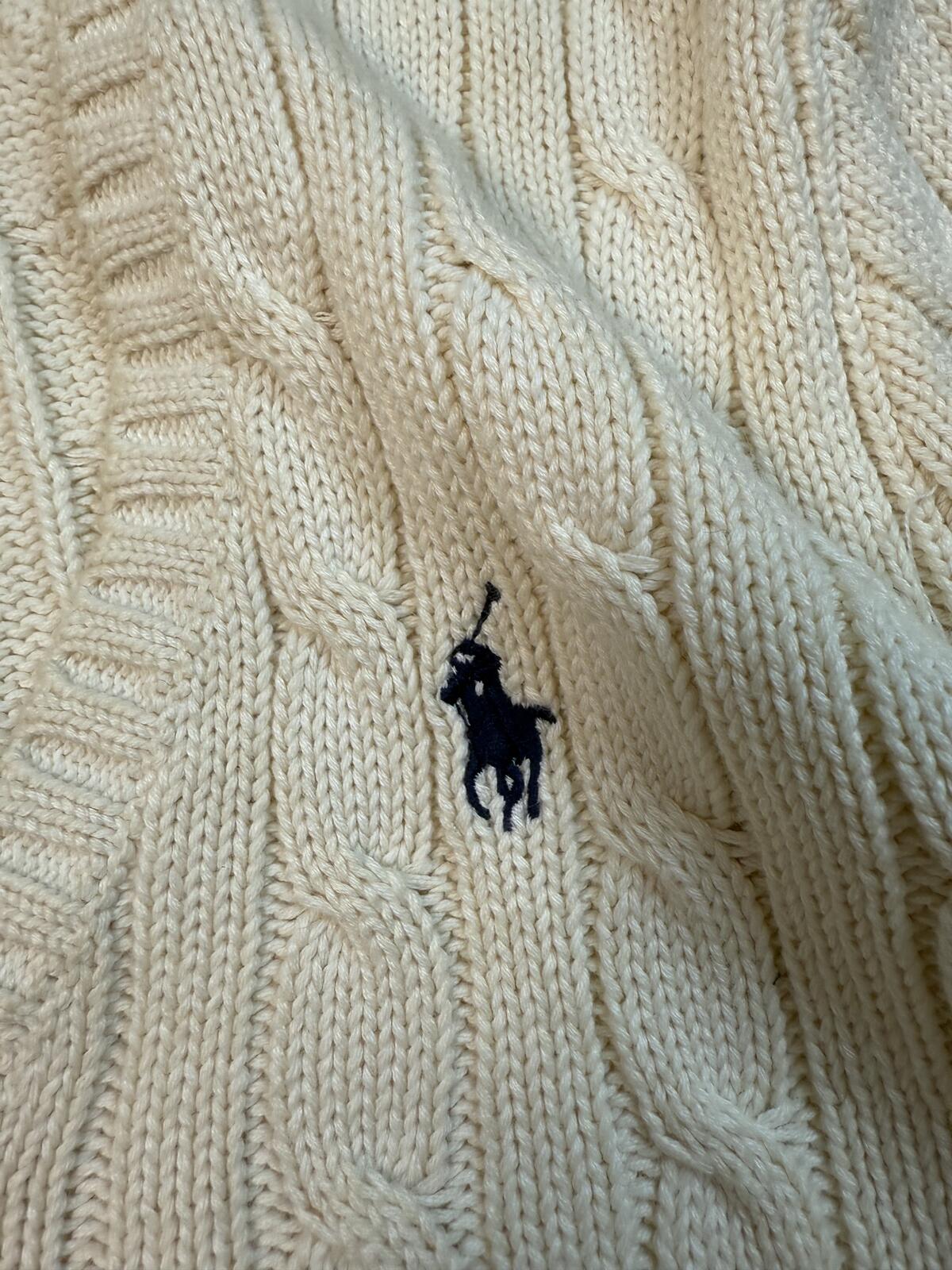 Vintage Polo Ralph Lauren cable knit sweater (M)