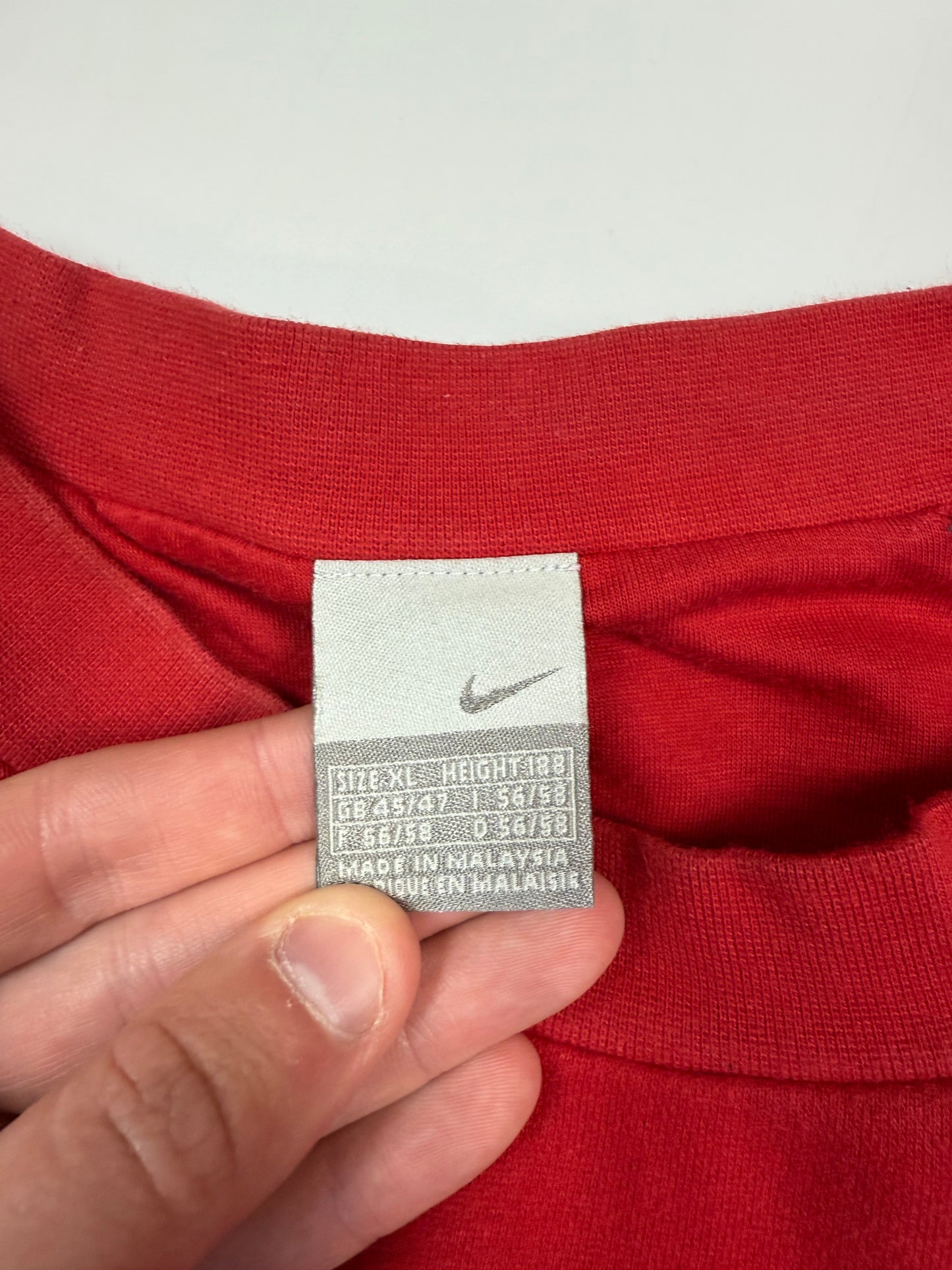 Vintage Nike embossed centre swoosh sweatshirt (XL)