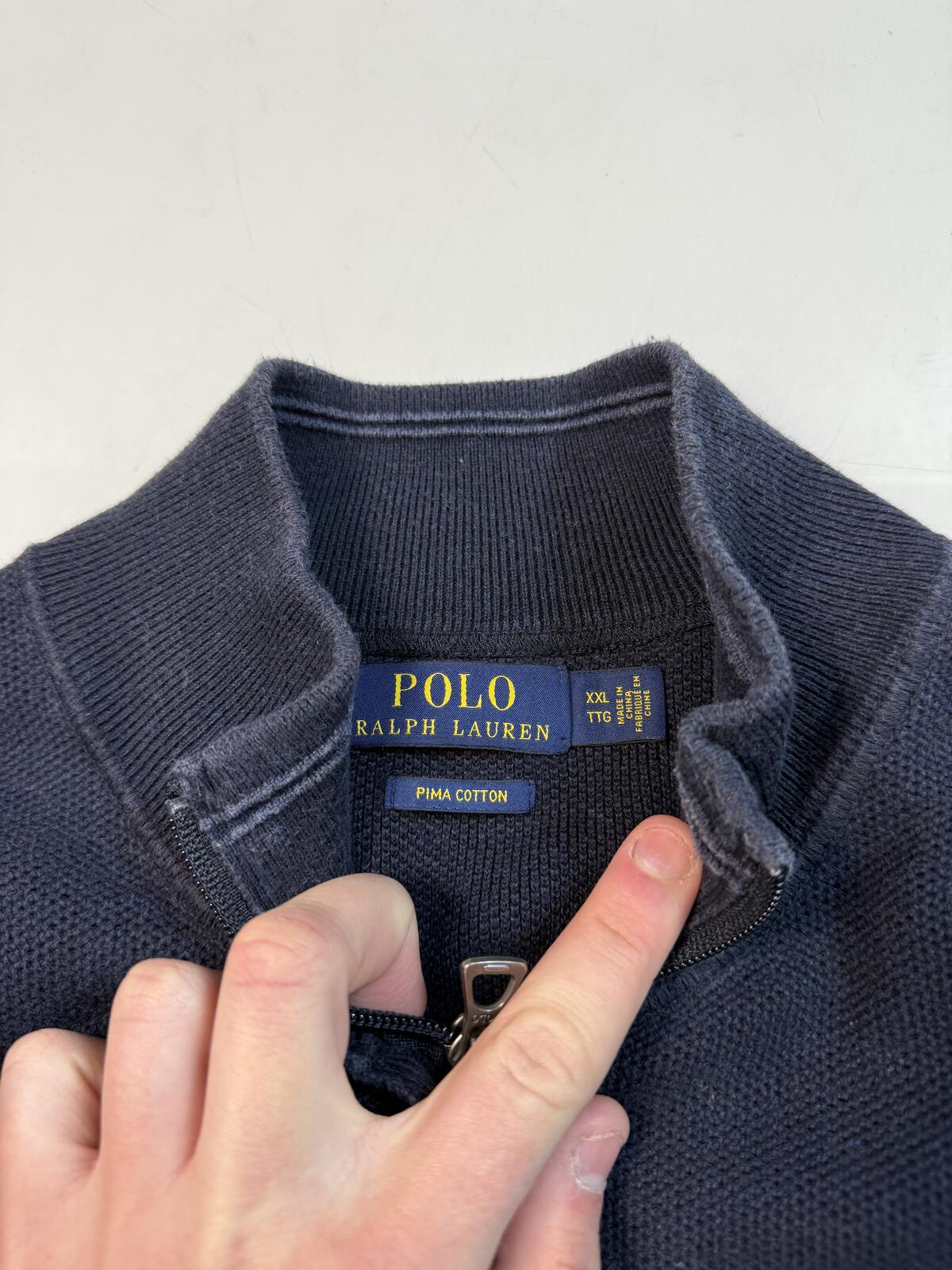 Vintage Polo Ralph Lauren full zip jumper (XXL)