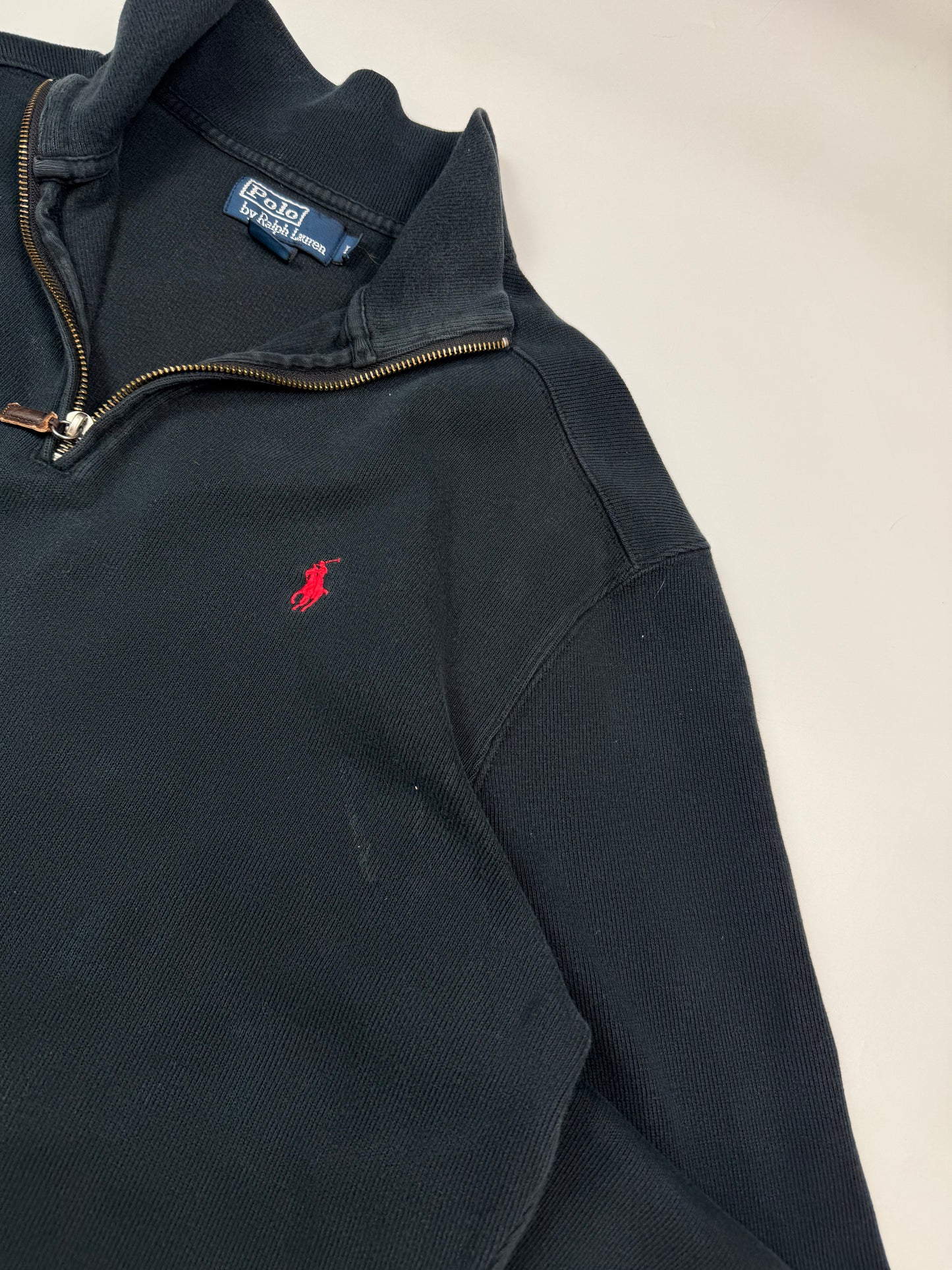 Vintage Polo Ralph Lauren quarter zip sweatshirt (L)