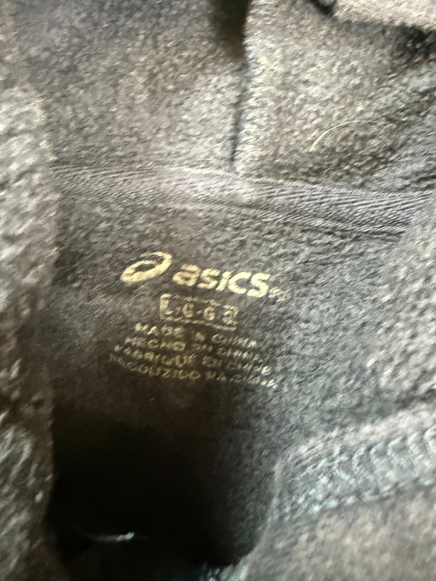 Asics spell out zip up hoodie (L)