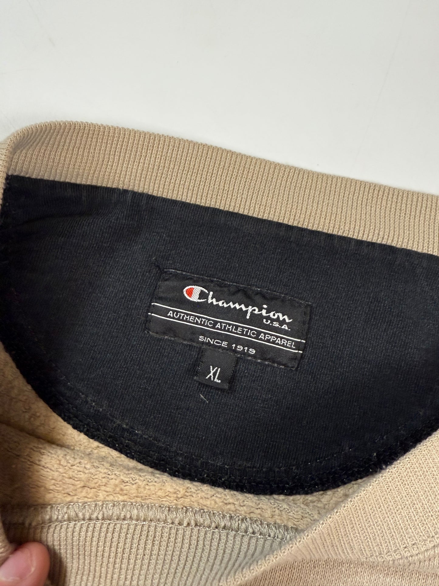 Vintage Champion spell out sweatshirt (XL)