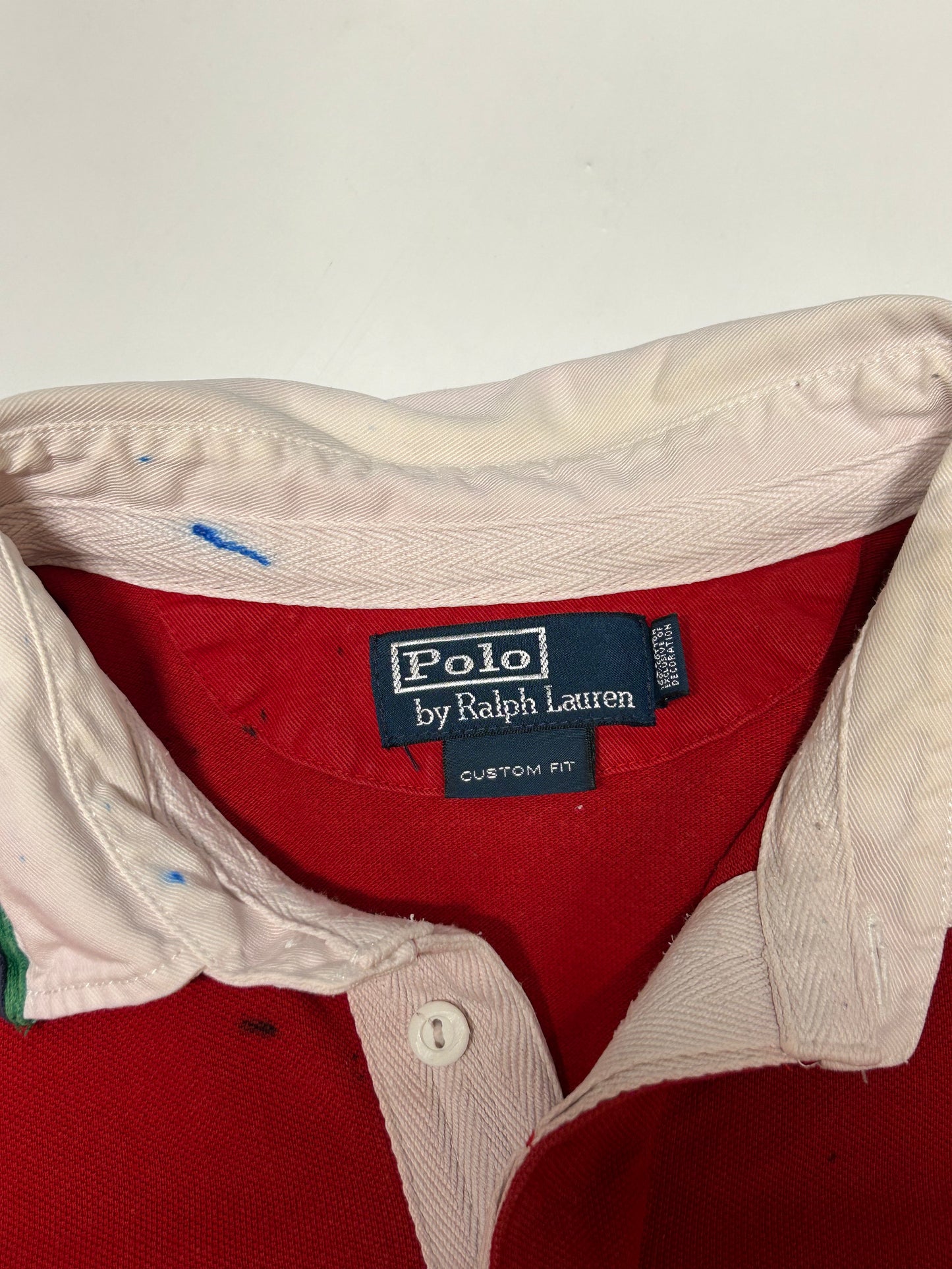 Vintage Ralph Lauren short sleeve rugby polo shirt (XXL)