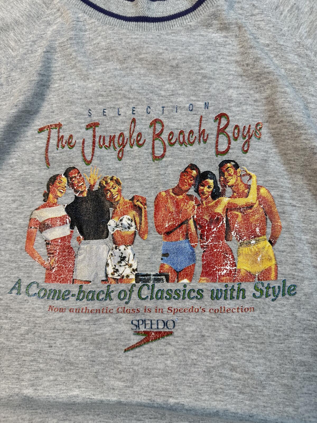 Vintage 90s Speedo beach graphic tee (M)
